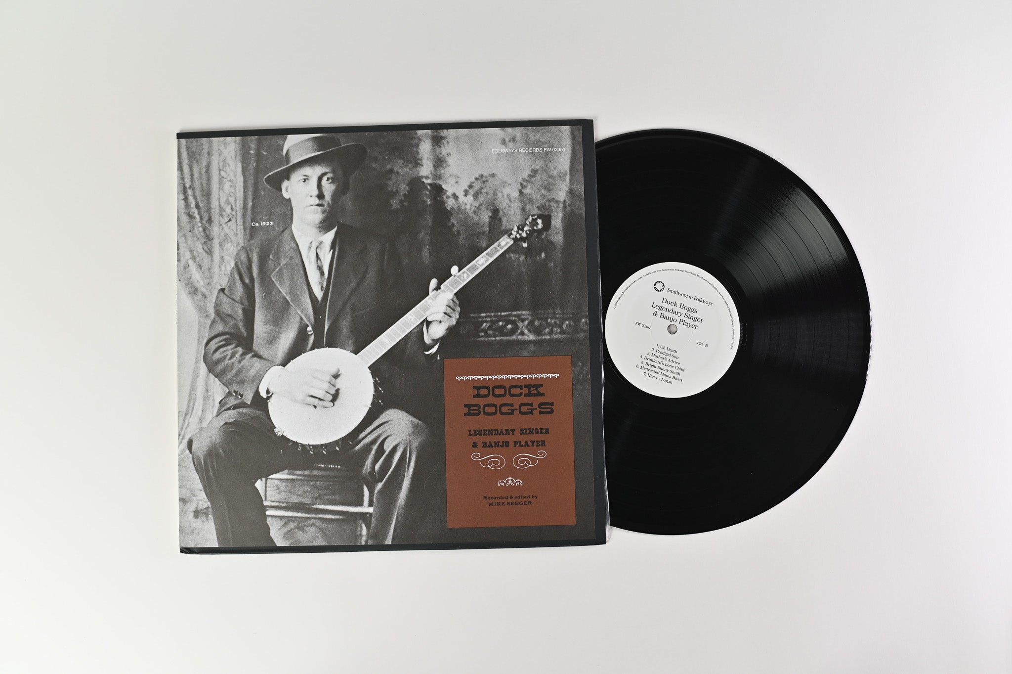 Dock Boggs - Legendary Singer & Banjo Player Reissue on Smithsonian Folkways