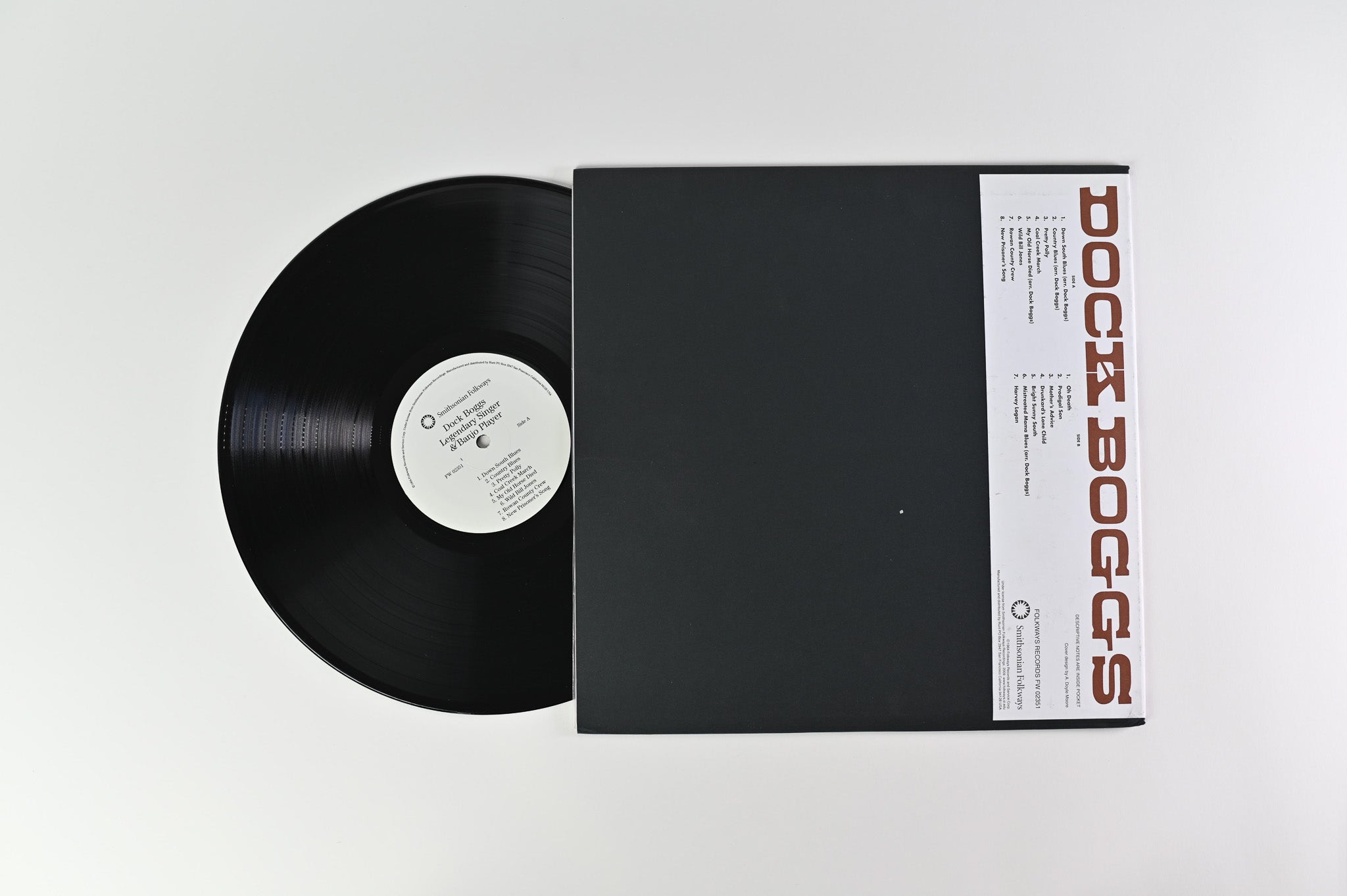 Dock Boggs - Legendary Singer & Banjo Player Reissue on Smithsonian Fo 