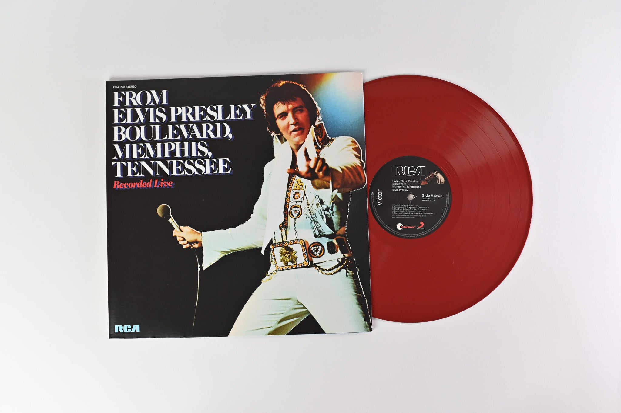 Elvis Presley - From Elvis Presley Boulevard, Memphis, Tennessee Reissue on Friday Music Burgundy Red Vinyl