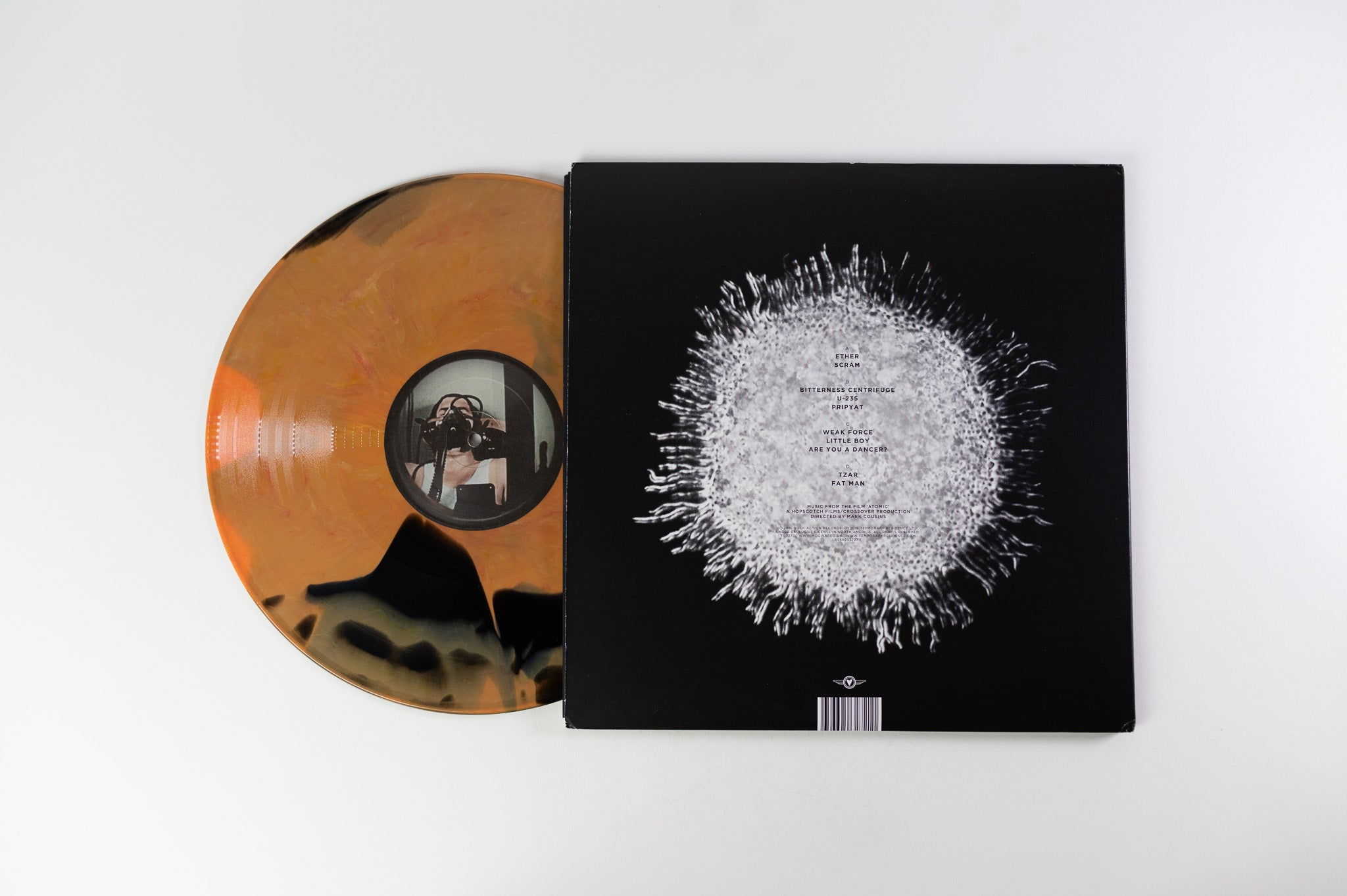 Mogwai - Atomic on Temporary Residence Ltd Orange Swirl / Black Swirl