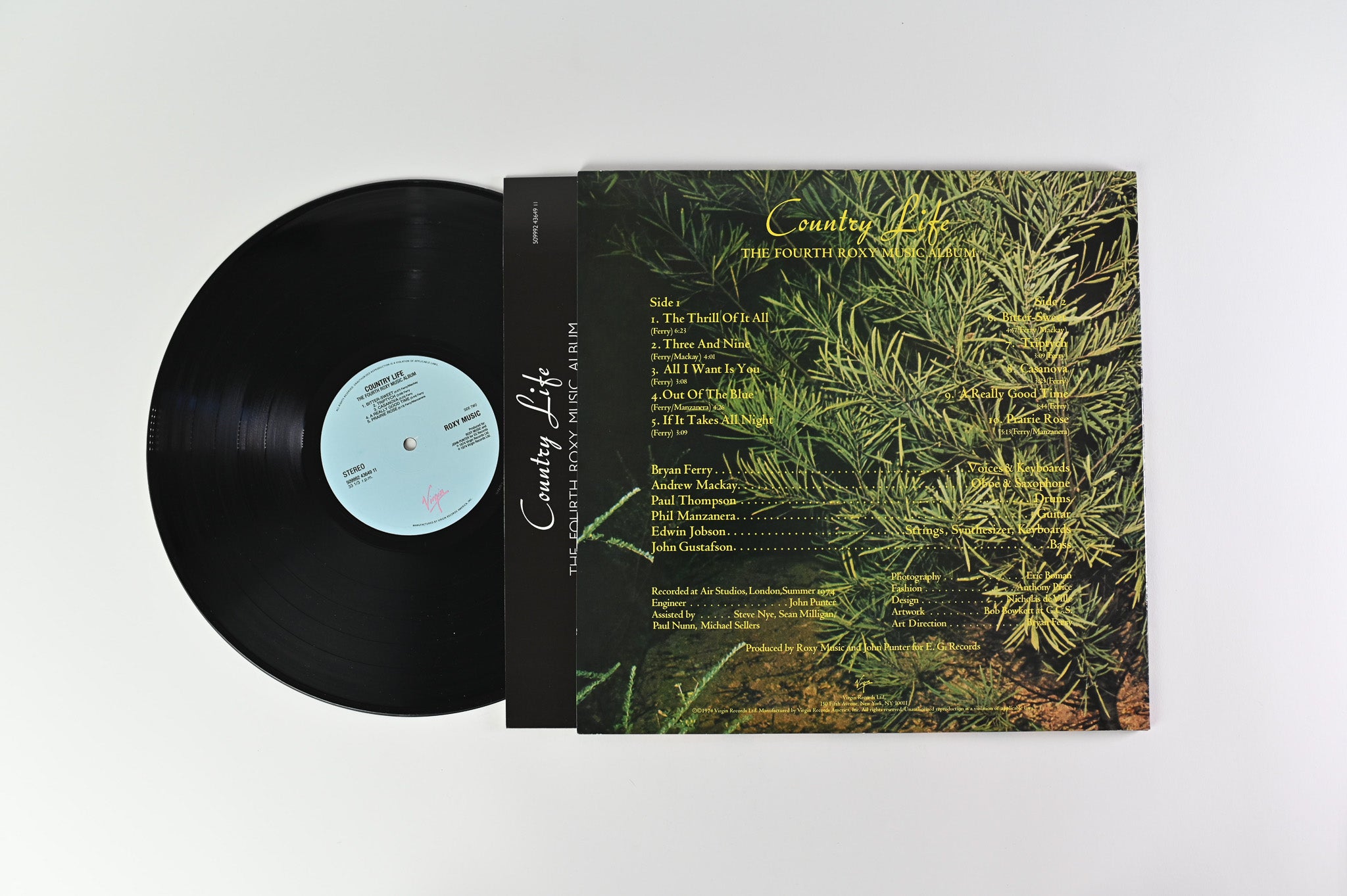 Roxy Music - Country Life Reissue on Virgin