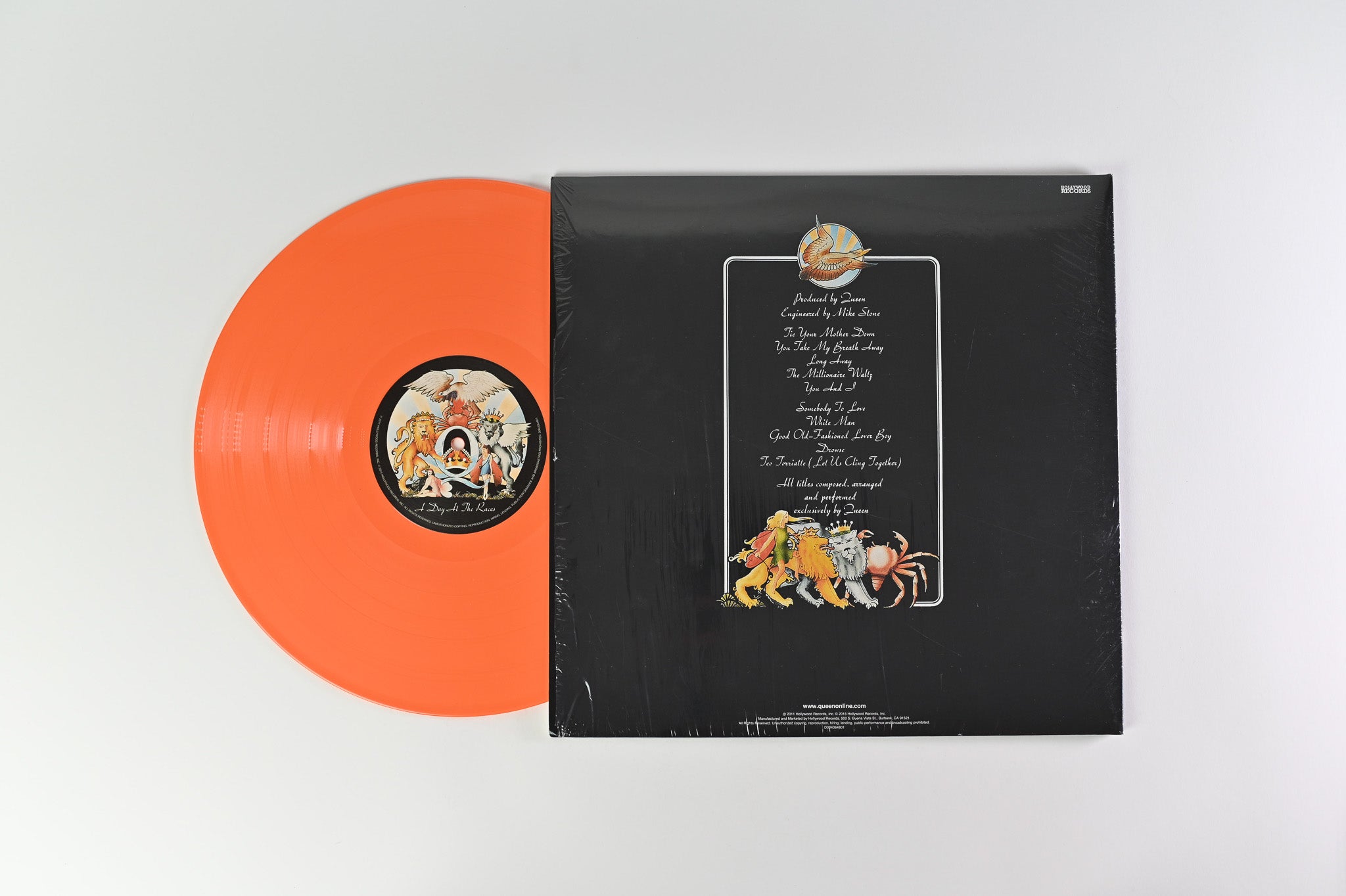 Queen - A Day At The Races on Hollywood Records - Tangerine Vinyl