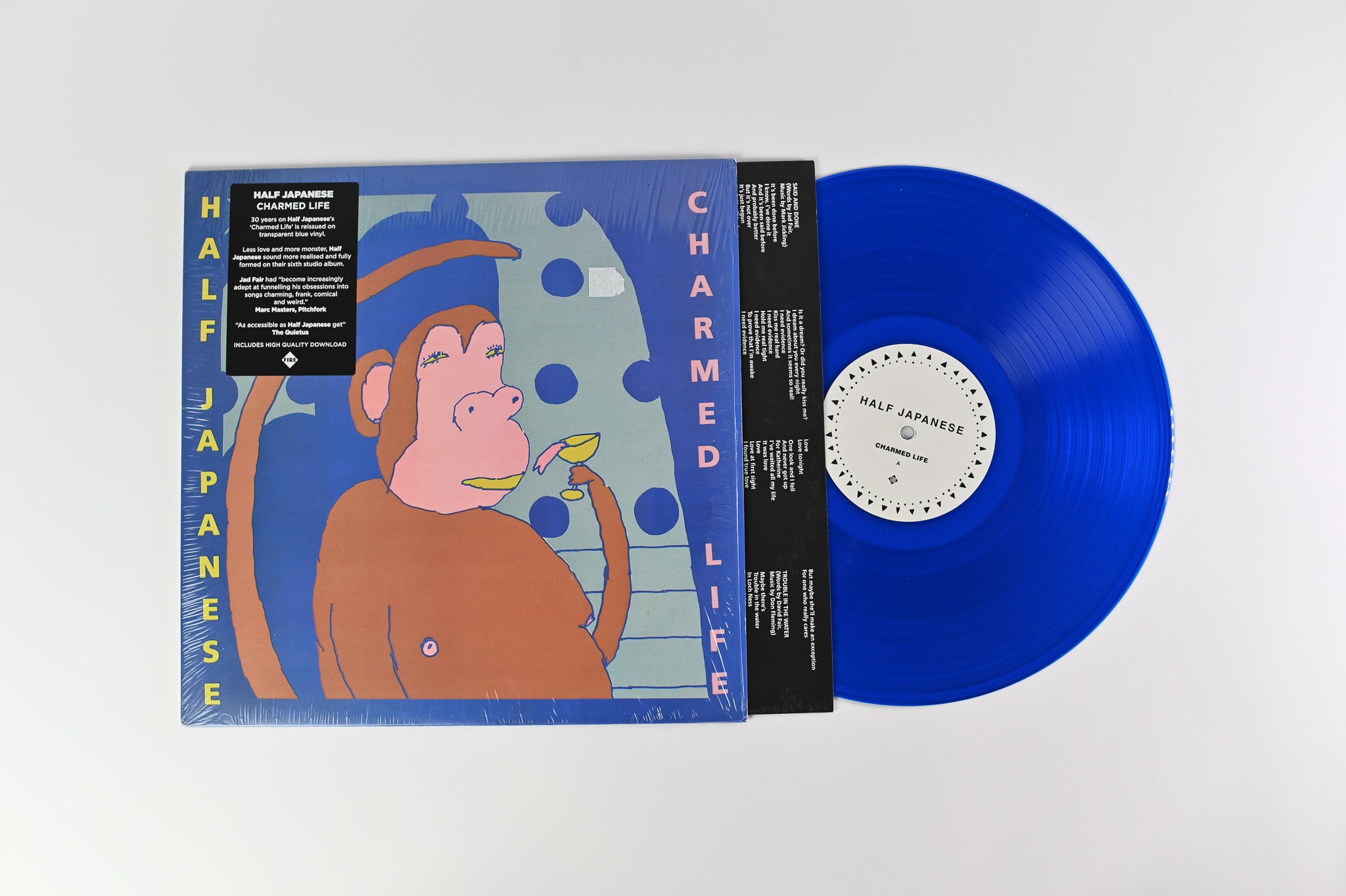 1/2 Japanese - Charmed Life Reissue on Fire Records Blue Translucent Vinyl