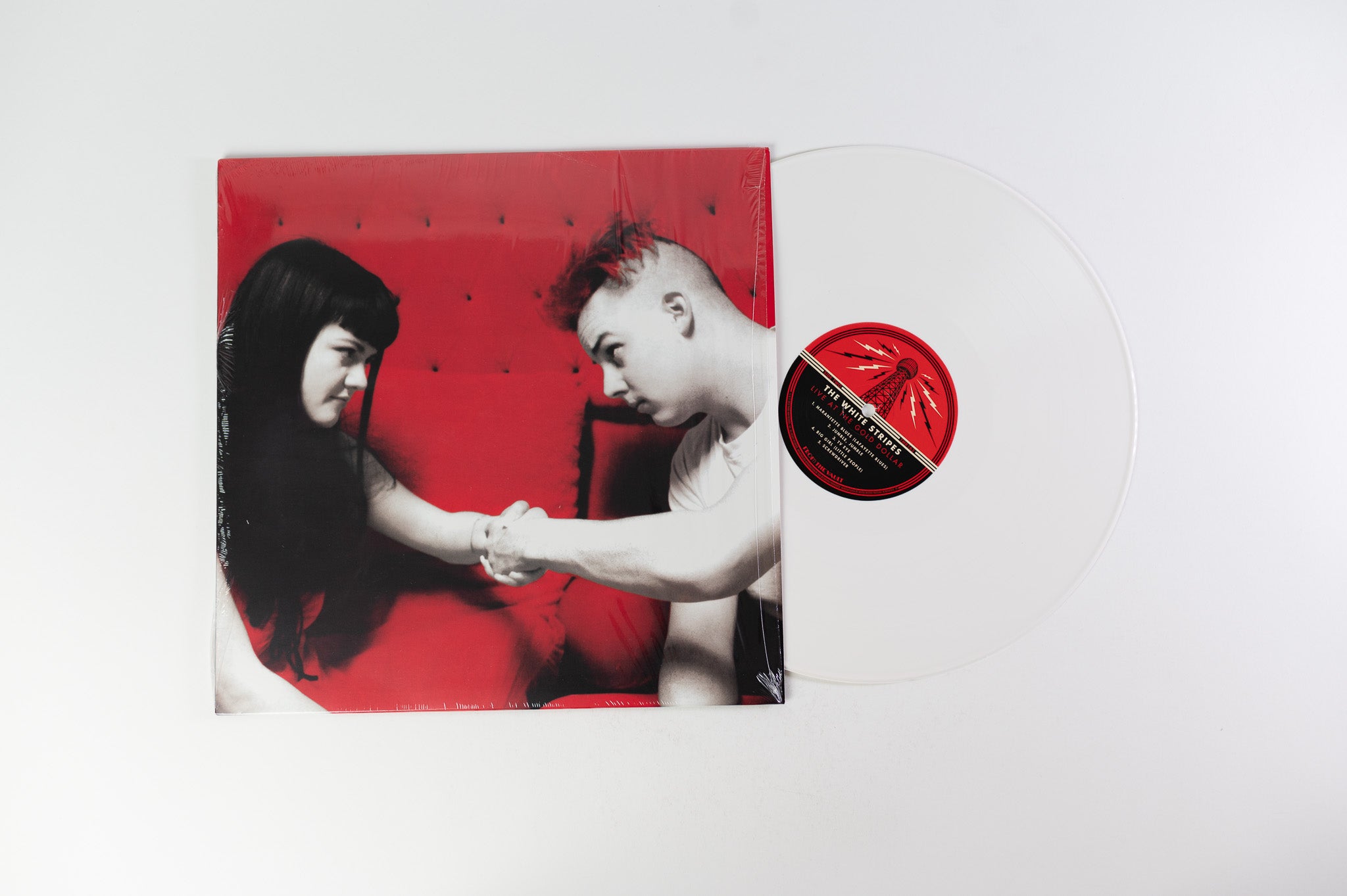 The White Stripes - Live At The Gold Dollar on Third Man Records - White Vinyl