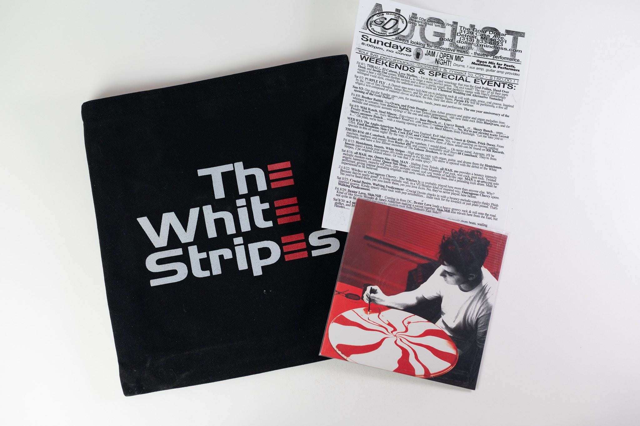The White Stripes - Live At The Gold Dollar on Third Man Records - White Vinyl