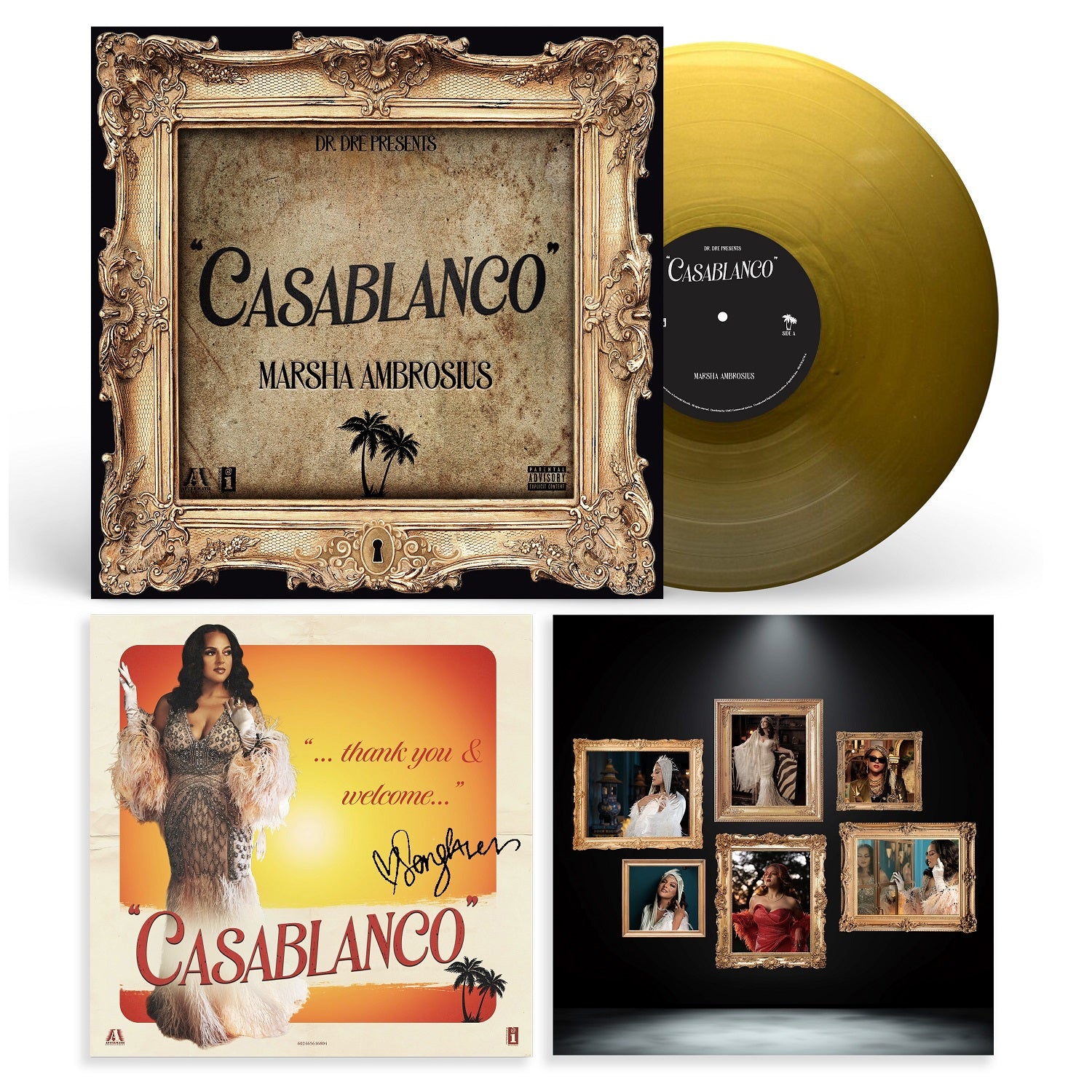 Marsha Ambrosius - Casablanco (Signed) [Gold Vinyl]