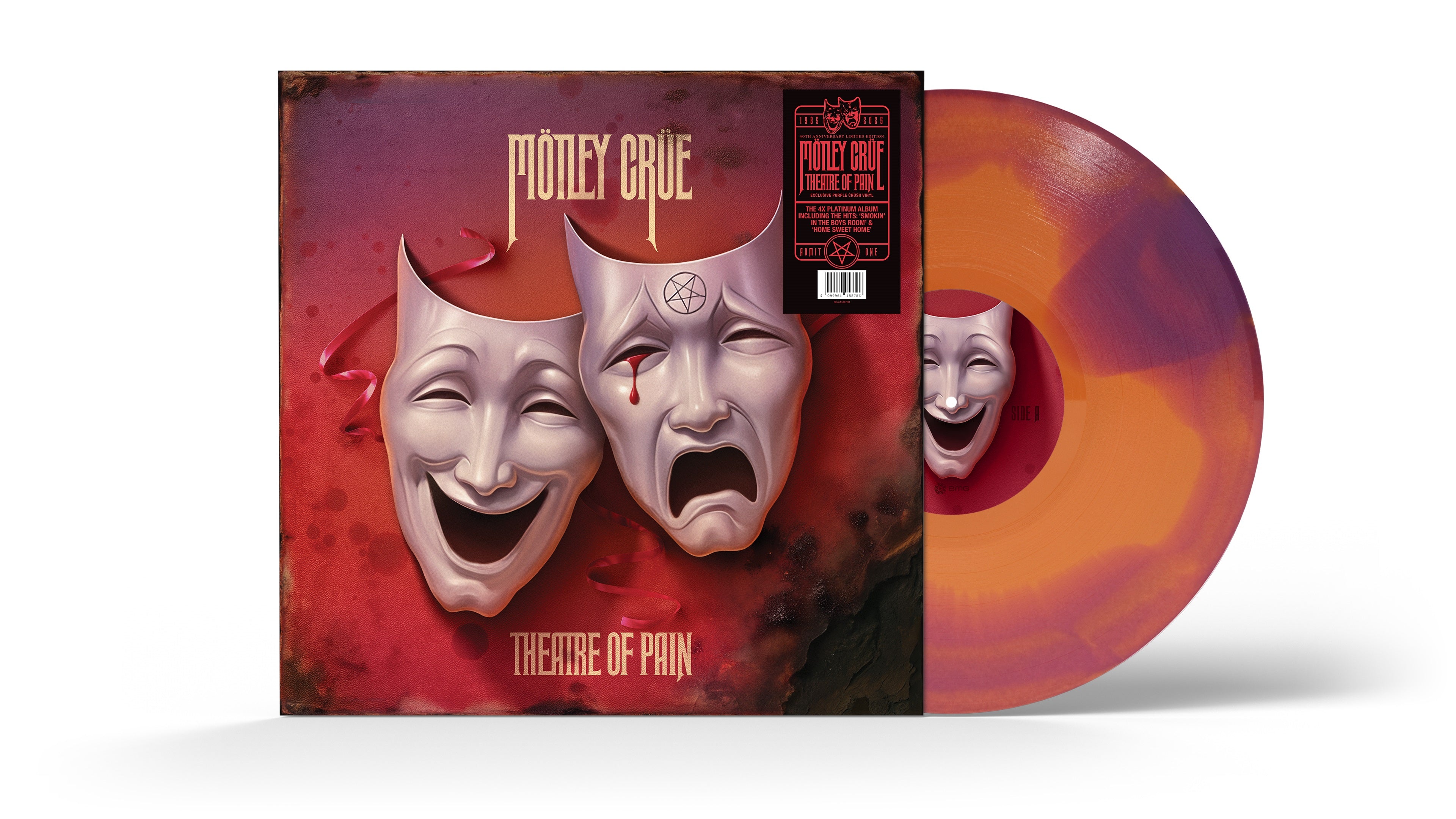 [PRE-ORDER] Motley Crue - Theatre Of Pain (40th Anniversary) [Indie-Exclusive Purple Crush Vinyl] [Release Date: 11/14/2025]