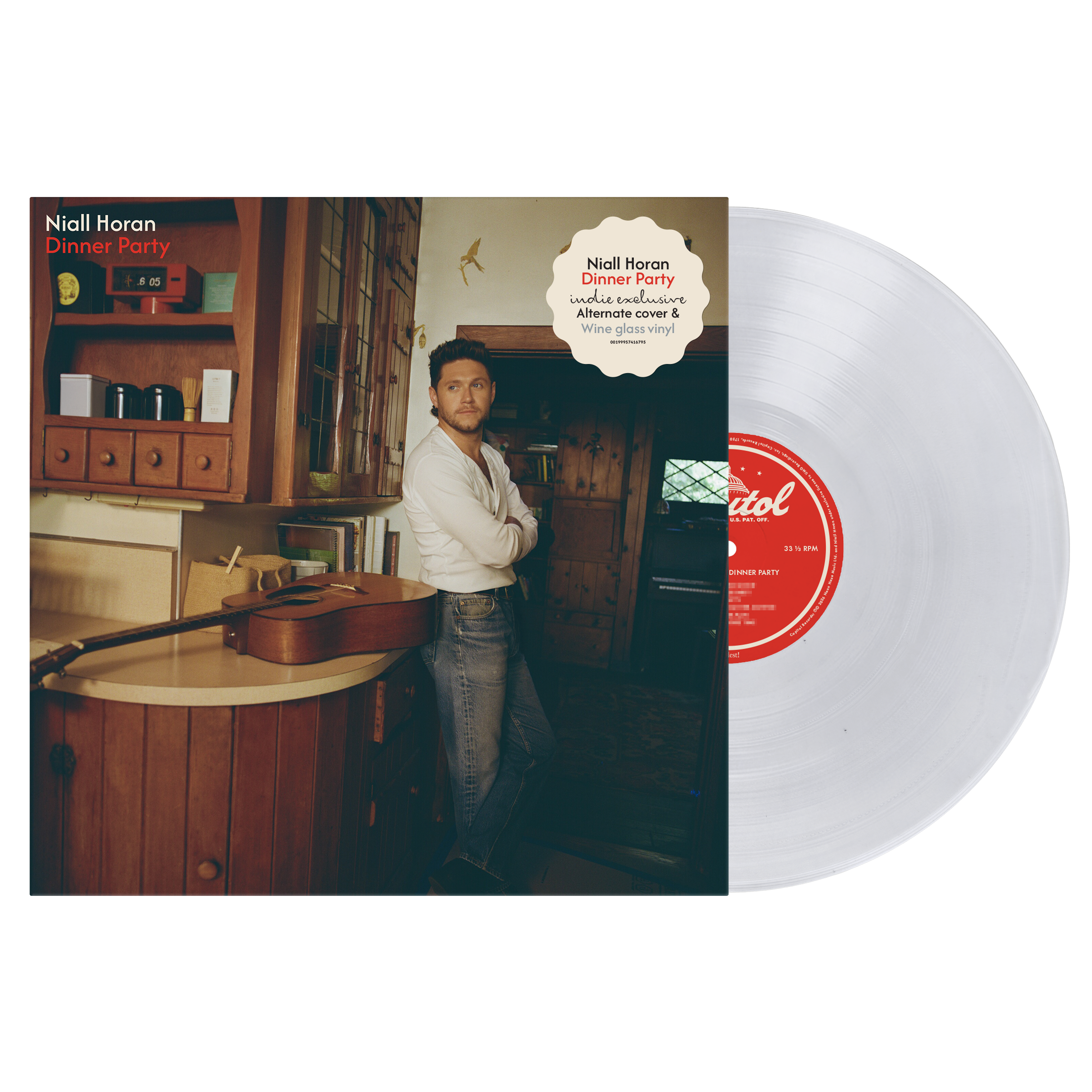 [PRE-ORDER] Niall Horan - Dinner Party [Indie-Exclusive Wine Glass Clear Vinyl] [Alternate Cover] [Release Date: 06/05/2026]