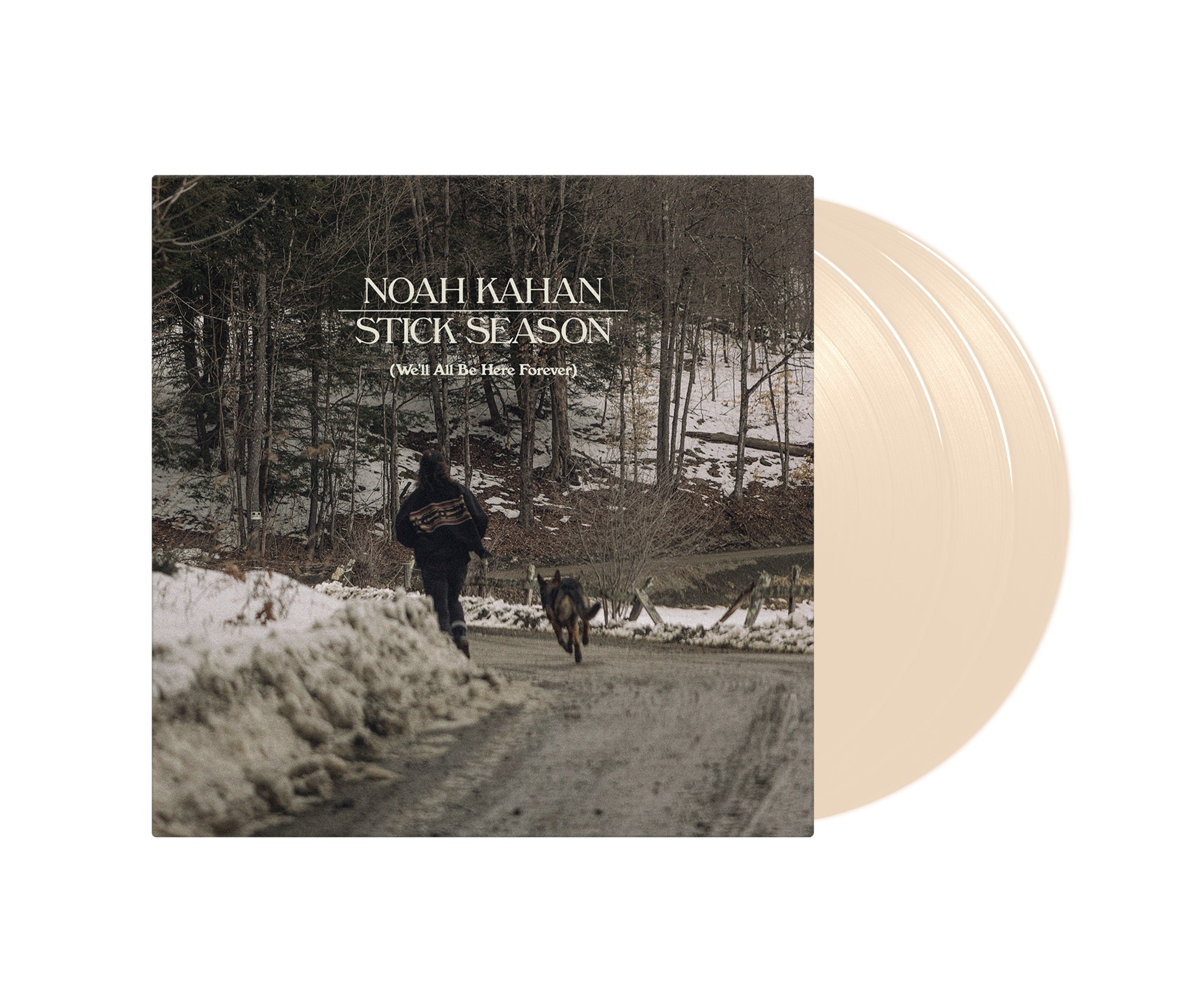 [DAMAGED] Noah Kahan - Stick Season (We'll All Be Here Forever) [Indie-Exclusive 3-lp Bone Vinyl]