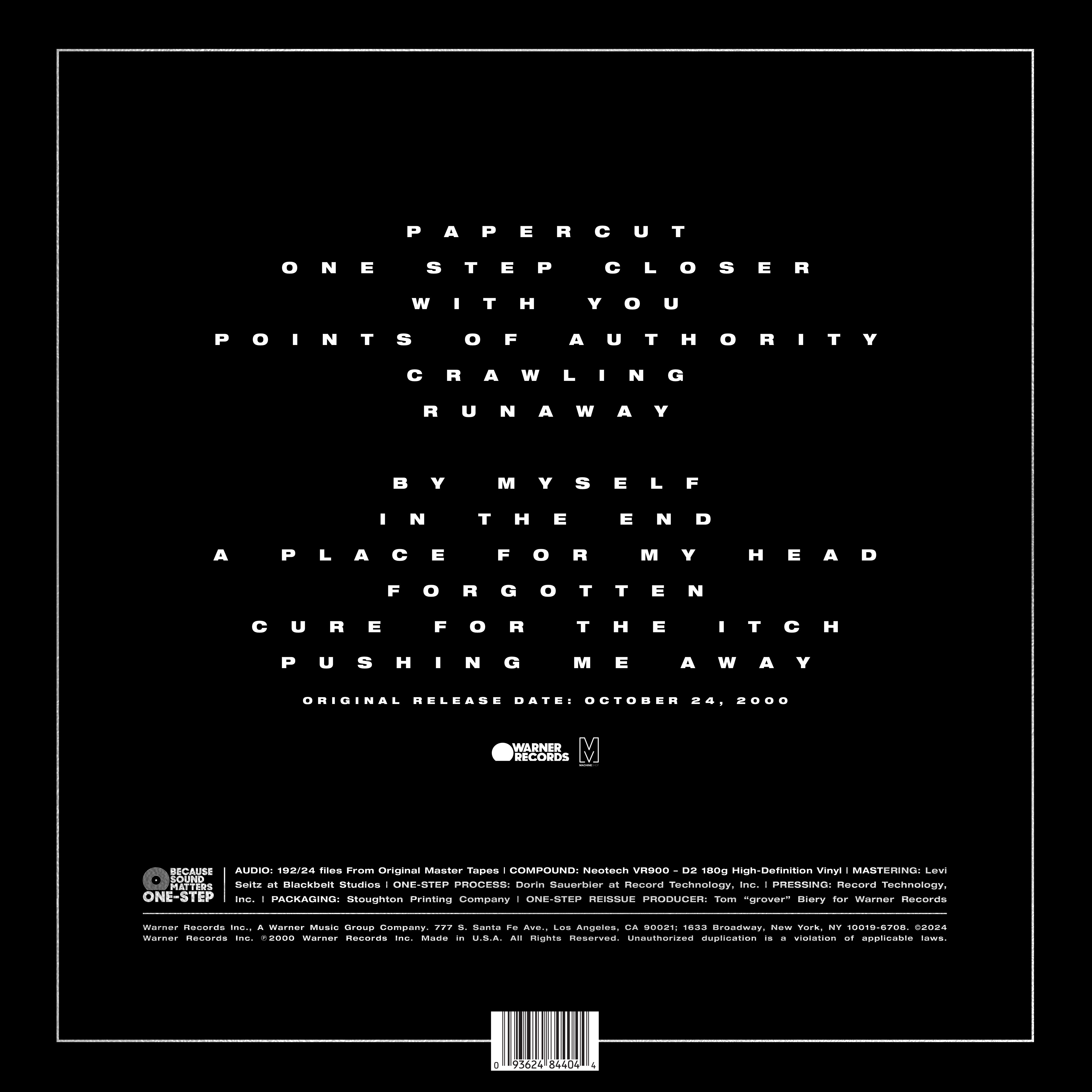 [DAMAGED] Linkin Park - Hybrid Theory [Indie-Exclusive Because Sound Matters One-Step]