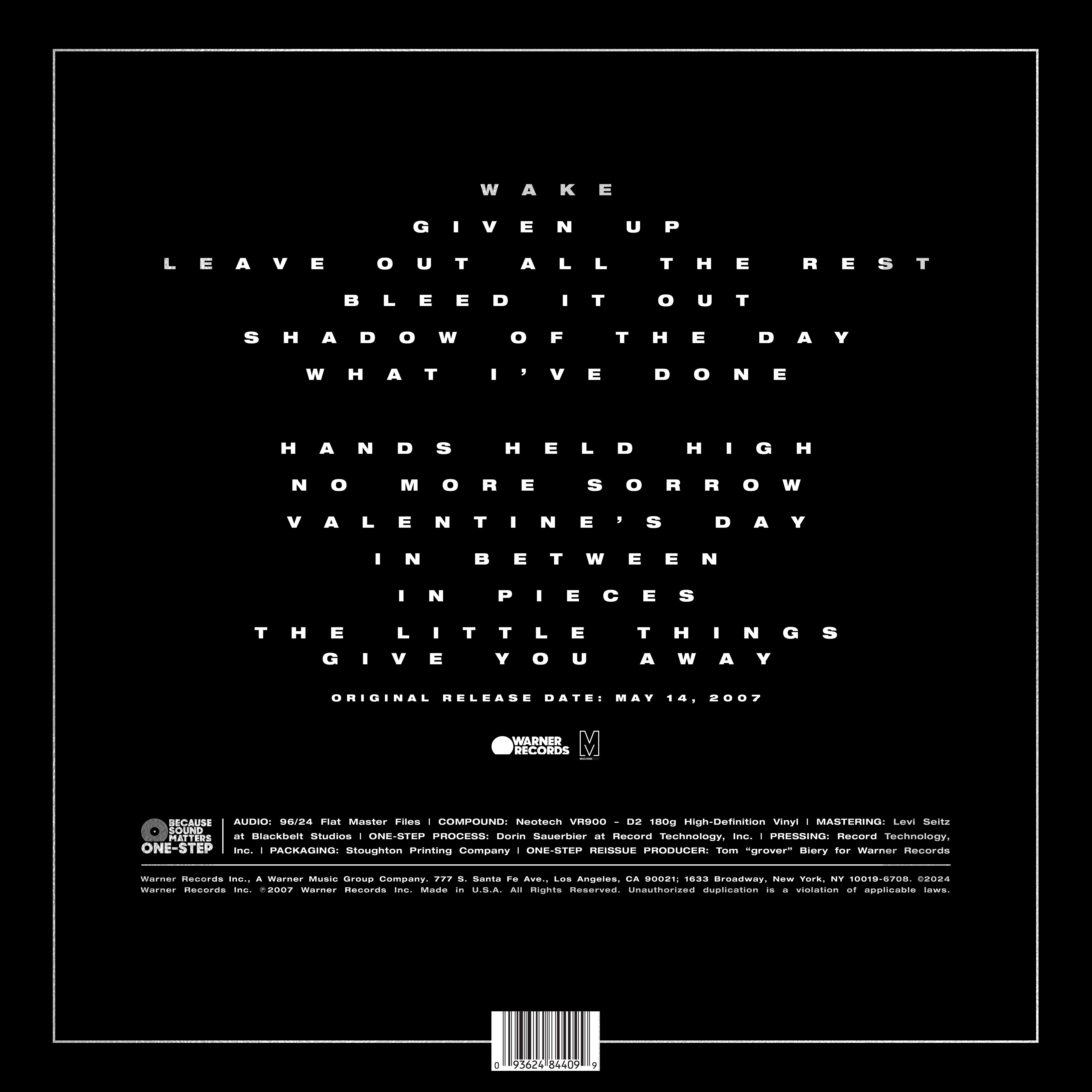 Linkin Park - Minutes To Midnight [Indie-Exclusive Because Sound Matte