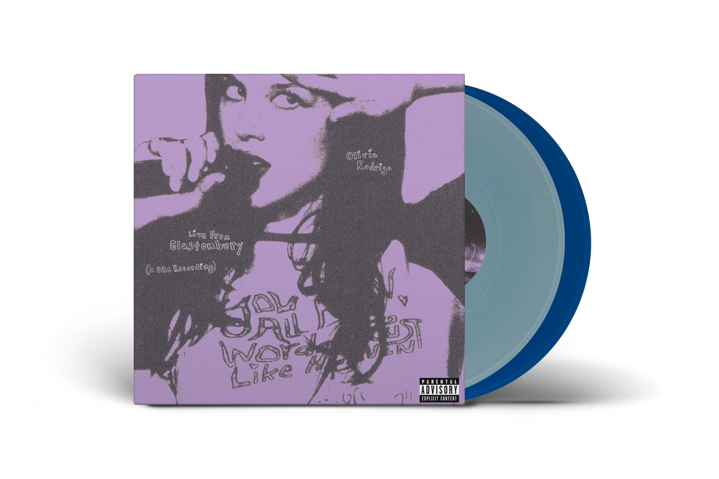 [PRE-ORDER] Olivia Rodrigo - Live From Glastonbury (A BBC Recording) [Light Blue & Cobalt Vinyl] [Release Date: 12/05/2025]