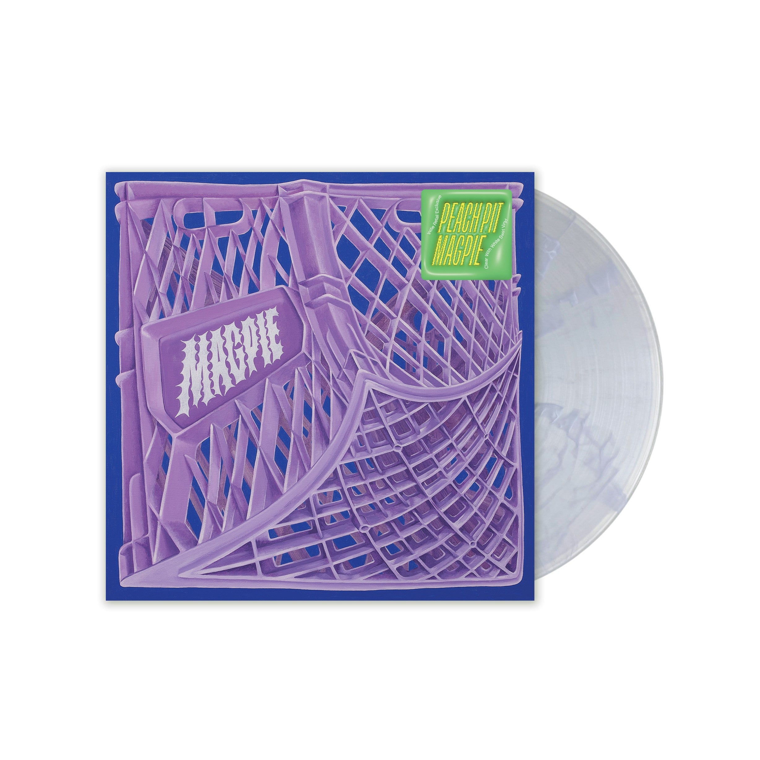 Peach Pit - Magpie [Indie-Exclusive Clear White w/ Swirl Vinyl]