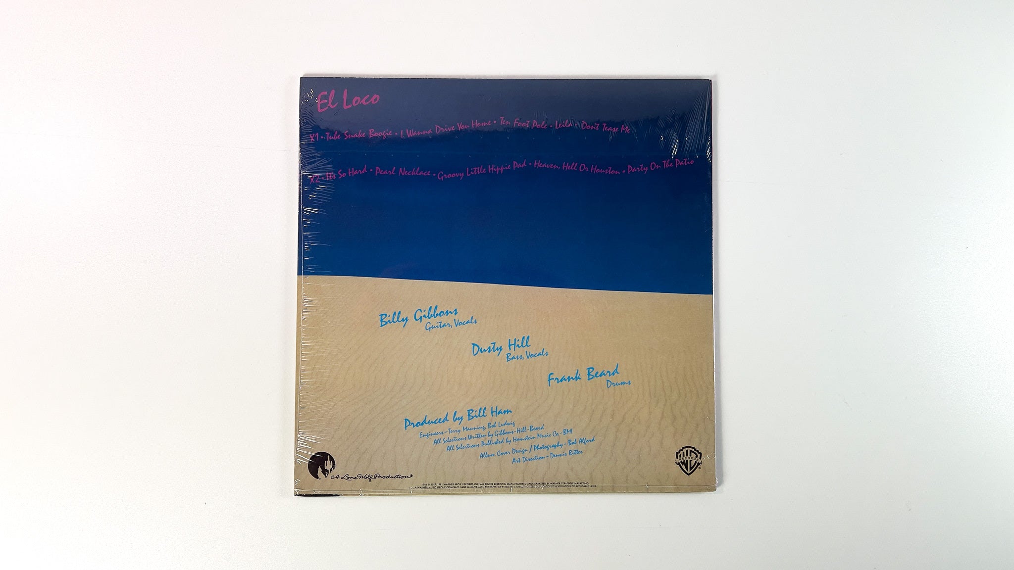 ZZ Top - El Loco on Warner Rhino Ltd Hot Pink Vinyl Reissue Sealed