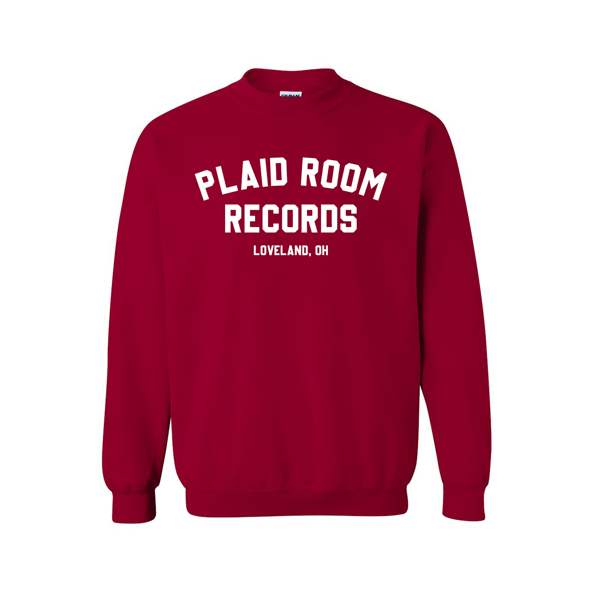 Plaid Room Goes To College Sweatshirt - Red