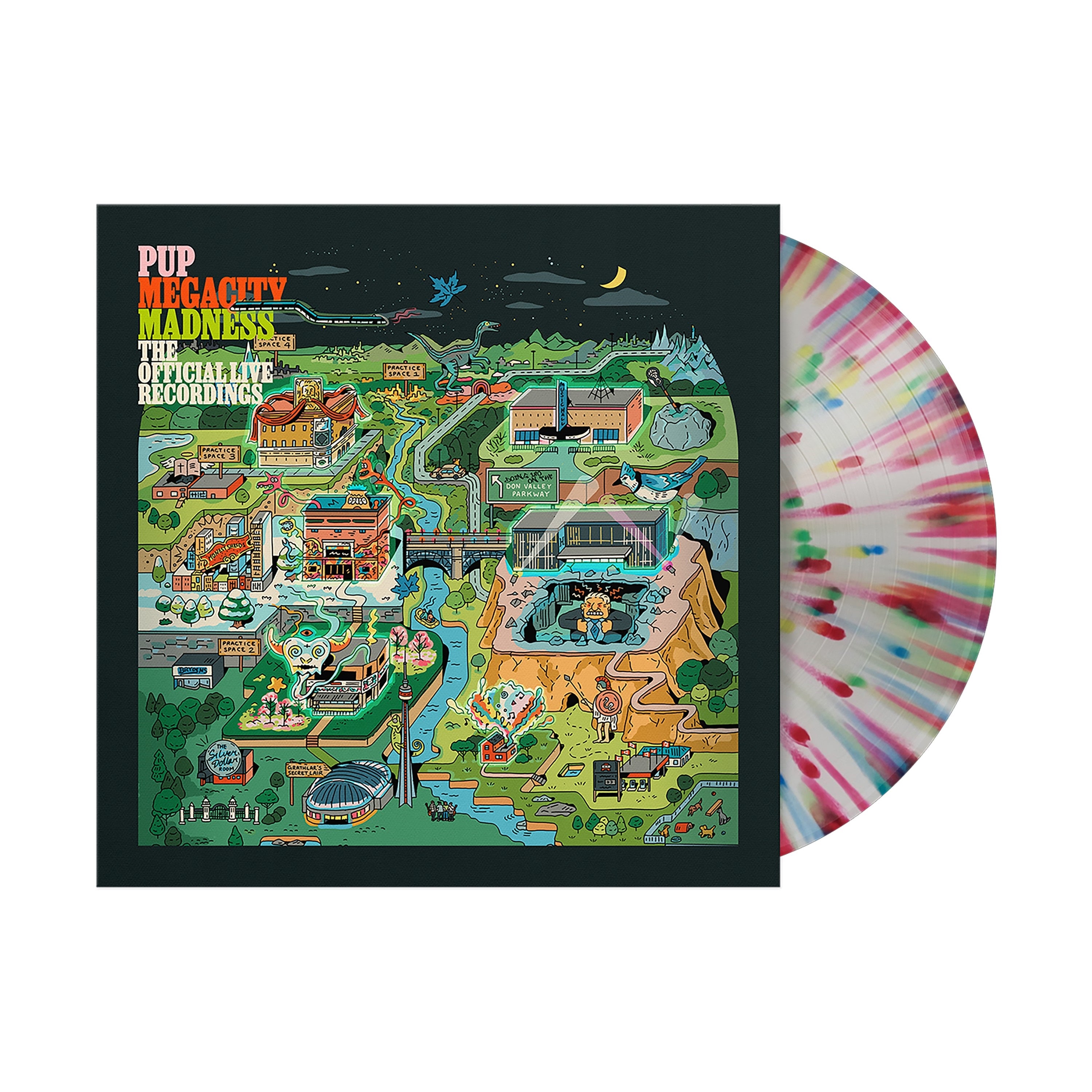 [PRE-ORDER] PUP - Megacity Madness (The Official Live Recordings) [Multicolor Splatter Vinyl] [Release Date: 03/13/2026]