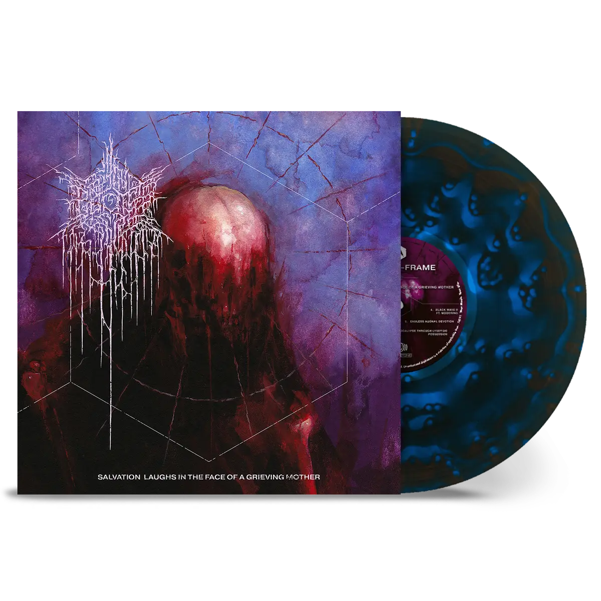 [PRE-ORDER] Psycho-Frame - Salvation Laughs In The Face Of A Grieving Mother [Indie-Exclusive Blue & Black Vinyl] [Release Date: 02/06/2026]