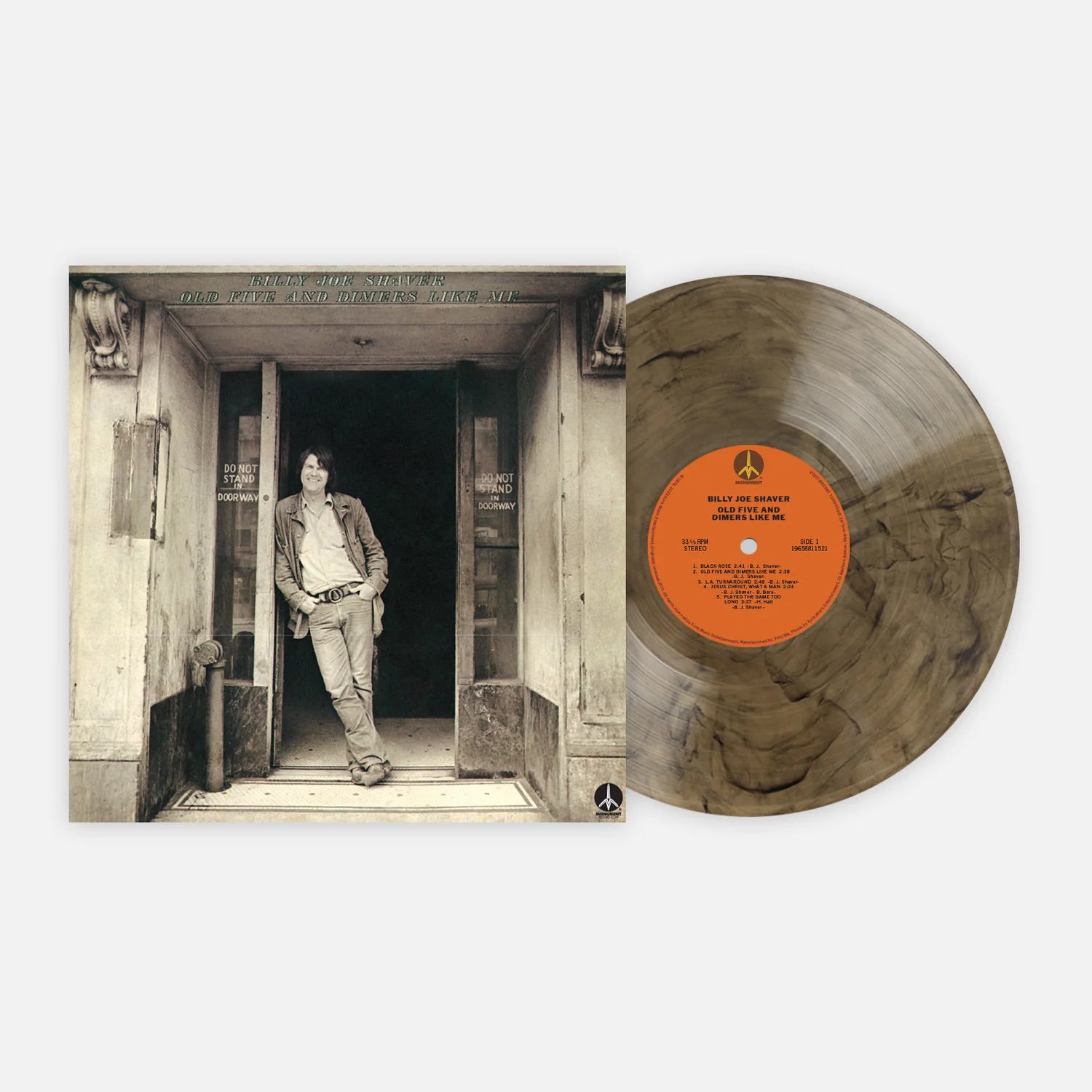 Billy Joe Shaver - Old Five and Dimers Like Me [Brown Marble Vinyl]