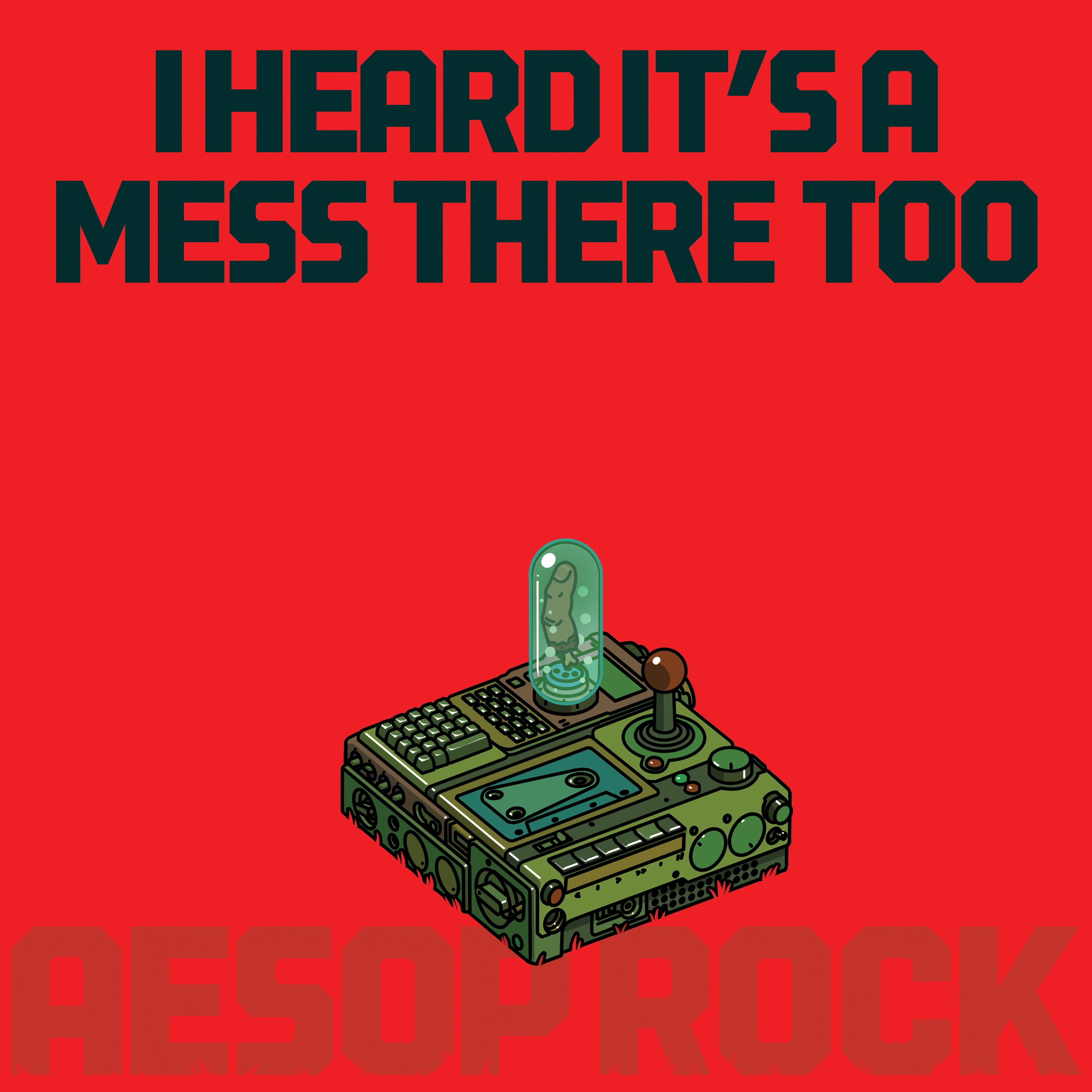 [PRE-ORDER] Aesop Rock - I Heard It’s A Mess There Too [Apple Red Opaque Vinyl] [Release Date: 12/12/2025]