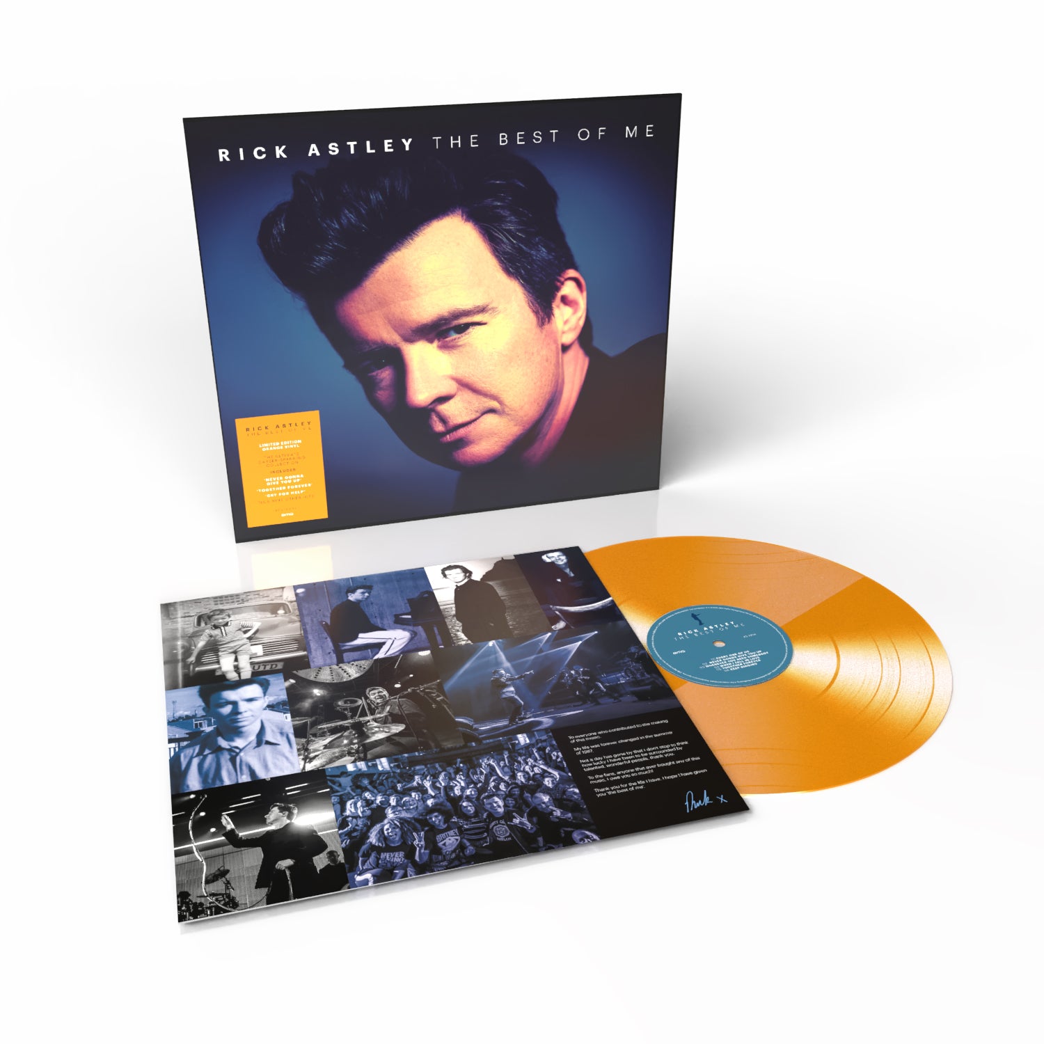 Rick Astley - The Best of Me [Indie-Exclusive Orange Vinyl]