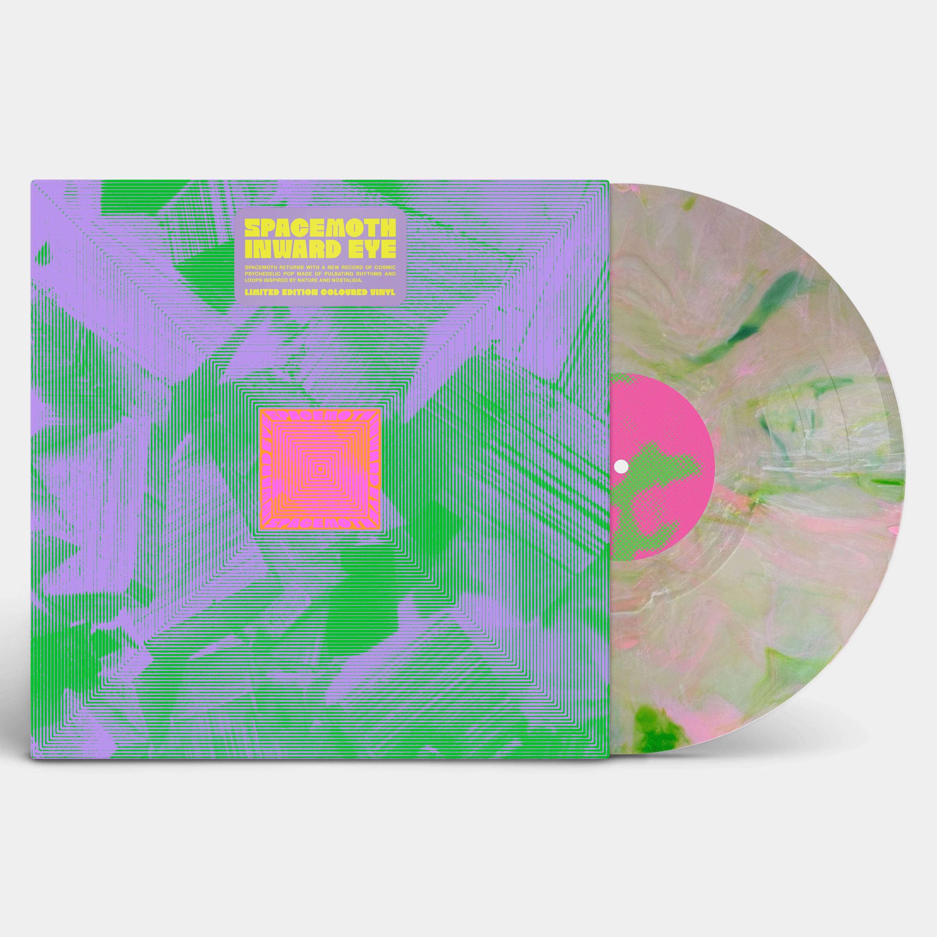 [PRE-ORDER] Spacemoth - Inward Eye [Indie-Exclusive Pink & Green Marble Vinyl] [Release Date: 06/26/2026]