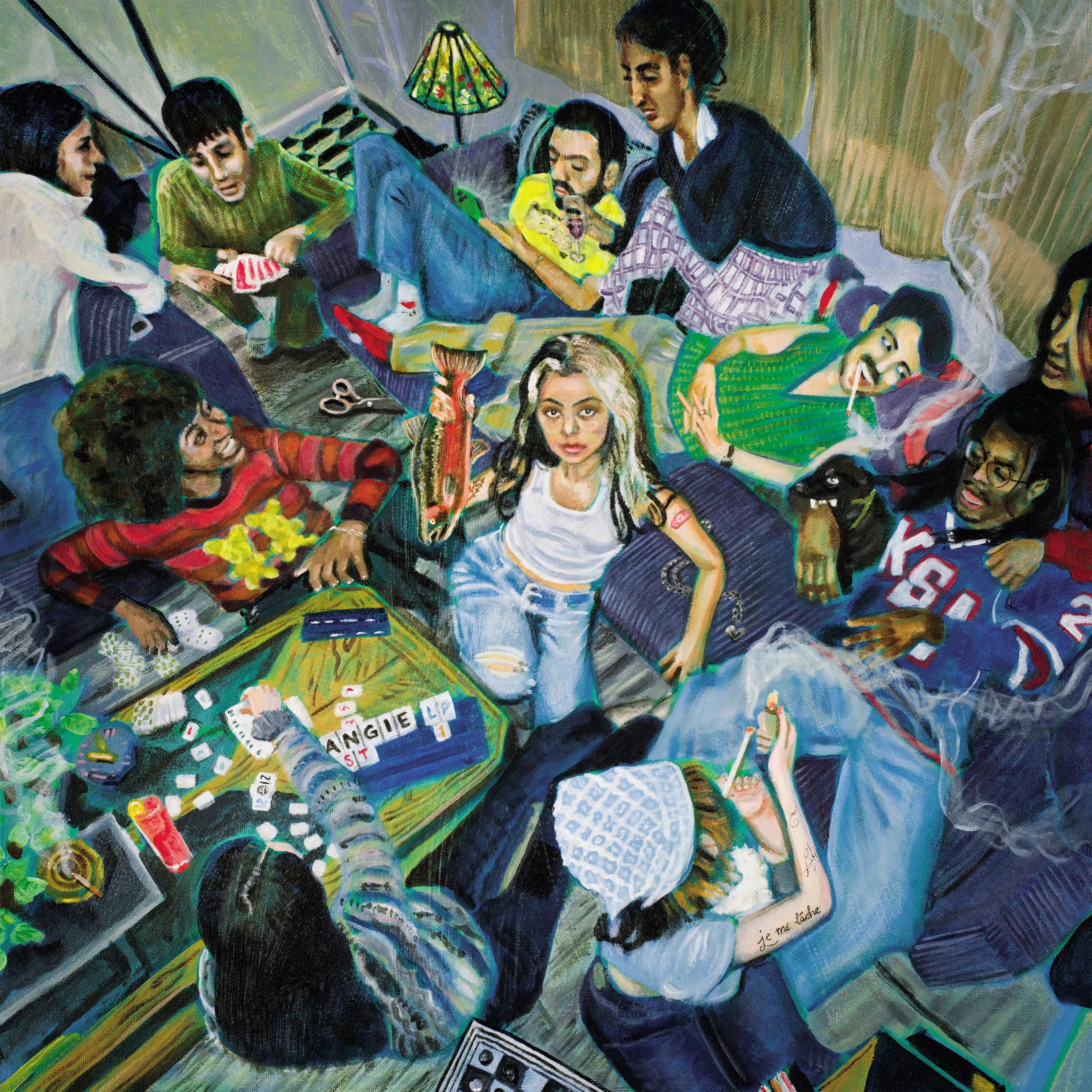 Spill Tab - Angie [Green & Blue Petrol Vinyl]