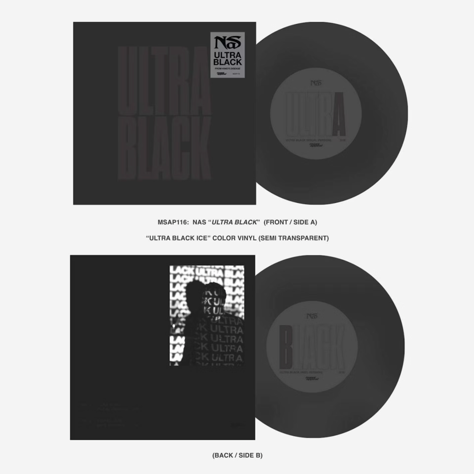 Nas - Ultra Black [7" Colored Vinyl]