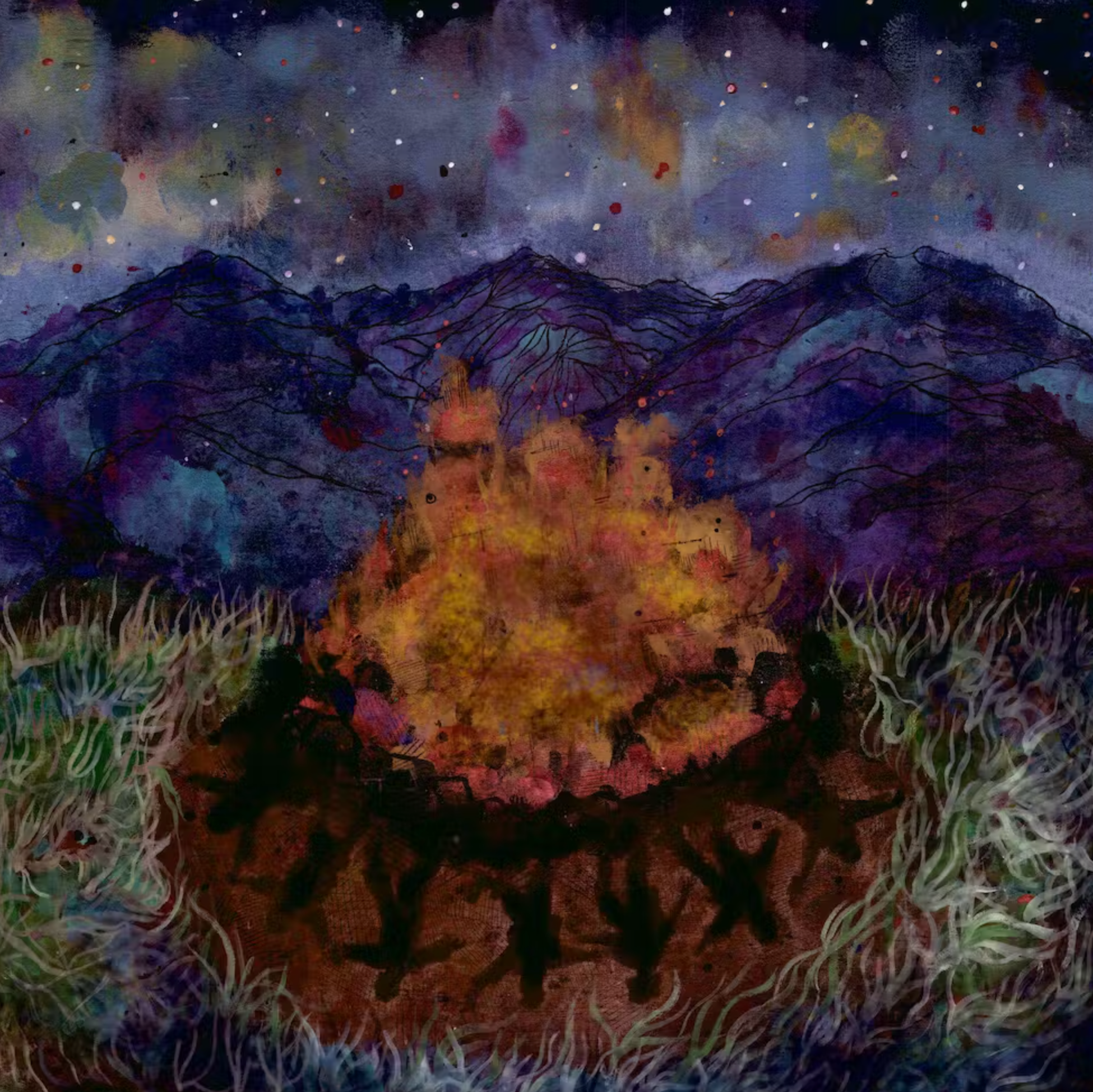 Infant Island - Obsidian Wreath [Red & Yellow Vinyl]