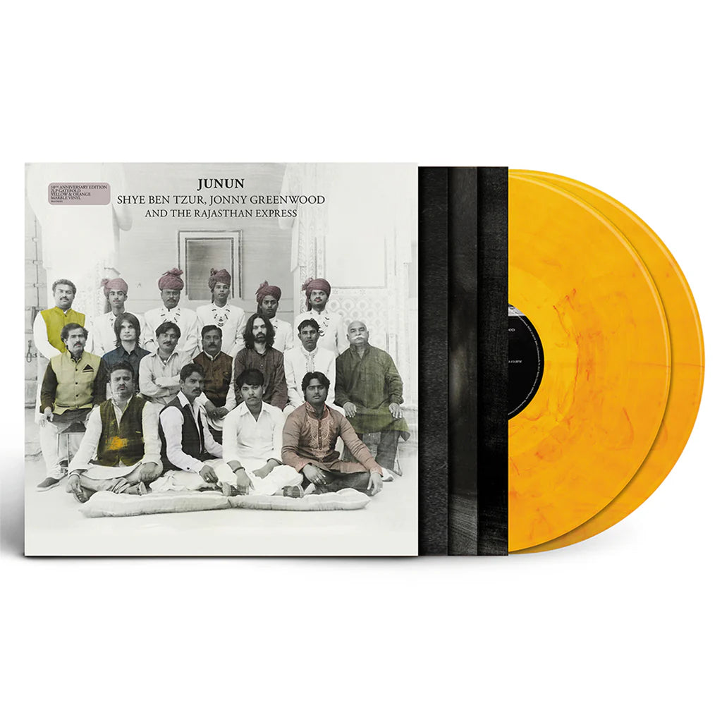 Shye Ben-Tzur, Jonny Greenwood & The Rajasthan Ex - Junjun [Yellow & Orange Marbled Vinyl]