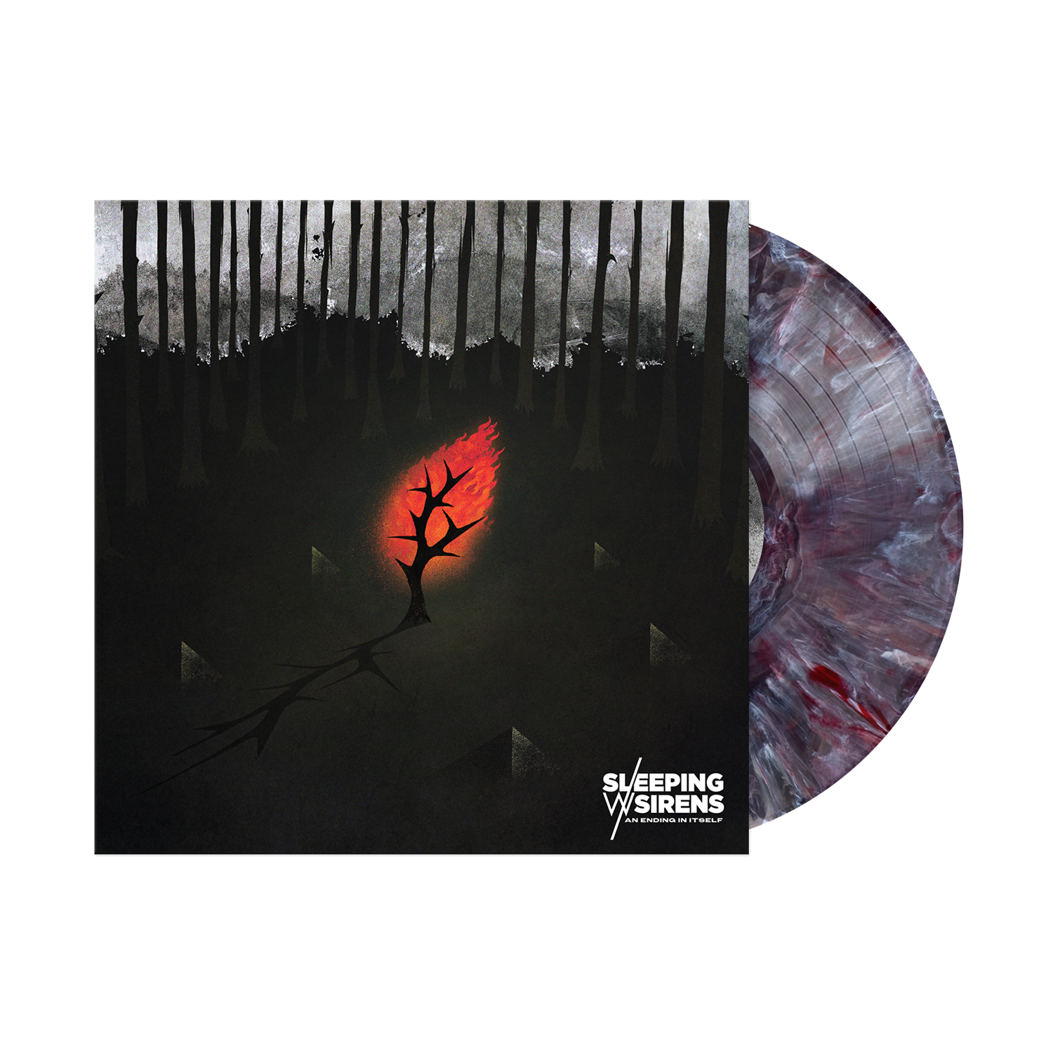[PRE-ORDER] Sleeping with Sirens - An Ending In Itself [Indie-Exclusive Red/White/Black Swirl Vinyl] [Release Date: 06/12/2026]