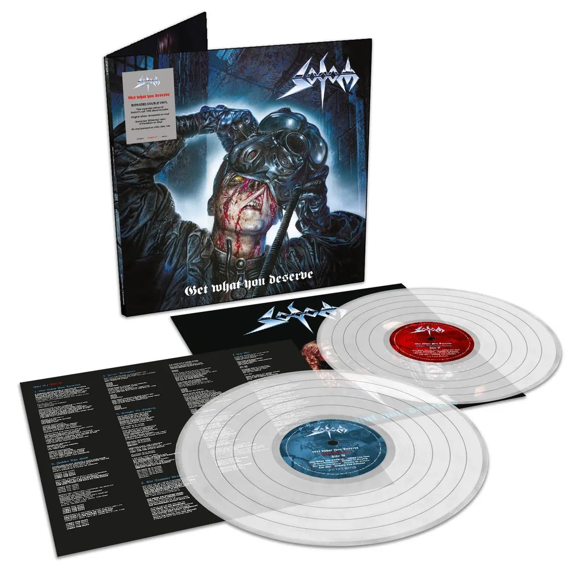 [DAMAGED] Sodom - Get What You Deserve [Milky Clear Vinyl]