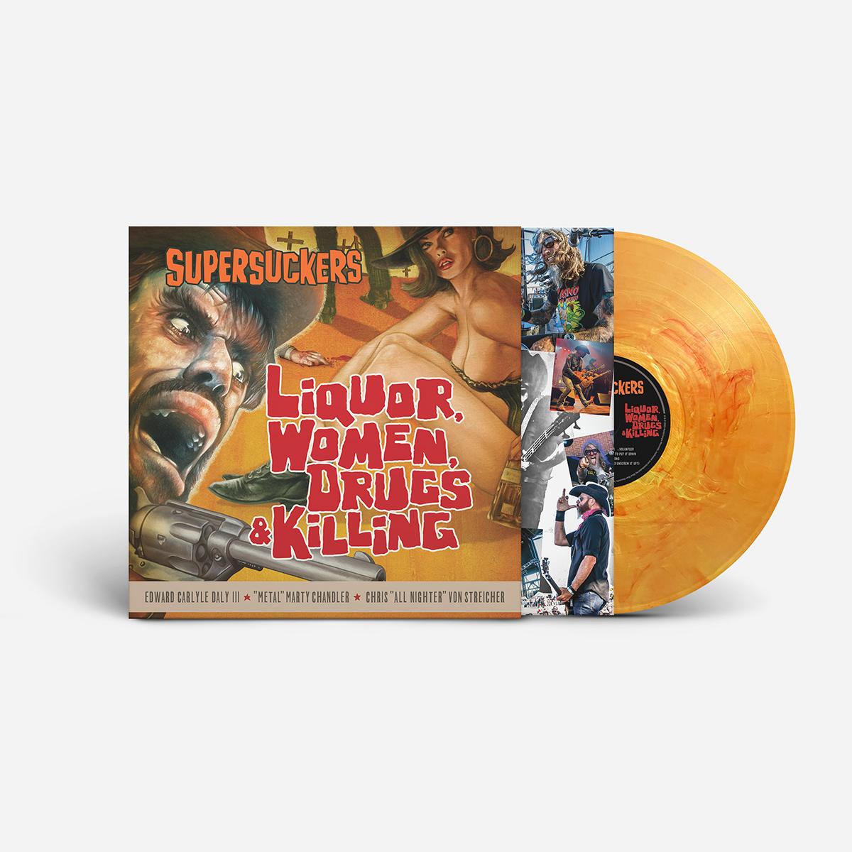 [PRE-ORDER] The Supersuckers - Liquor, Women, Drugs & Killing [Sunflare Vinyl] [Release Date: 10/03/2025]