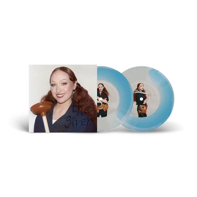 [DAMAGED] Chappell Roan - The Giver [The Plumber] [Indie-Exclusive Light Blue/ White Swirl 7" Vinyl]