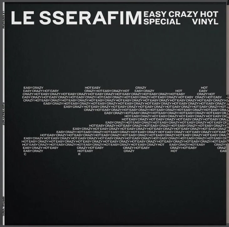 LE SSERAFIM - Easy-Crazy-Hot [Indie-Exclusive Carbon Black Vinyl]