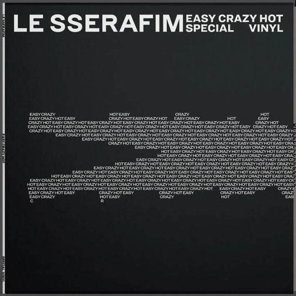 LE SSERAFIM - Easy-Crazy-Hot [Carbon Black Vinyl]