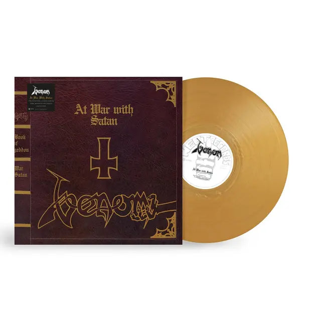 [PRE-ORDER] Venom - At War With Satan [Gold Vinyl] [Release Date: 08/07/2026]