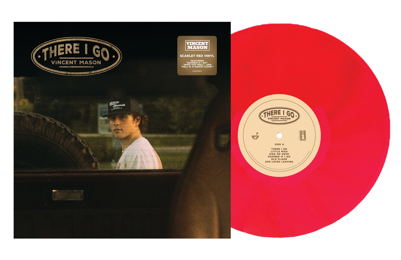 [PRE-ORDER] Vincent Mason - There I Go [Scarlet Red Vinyl] [Release Date: 06/19/2026]