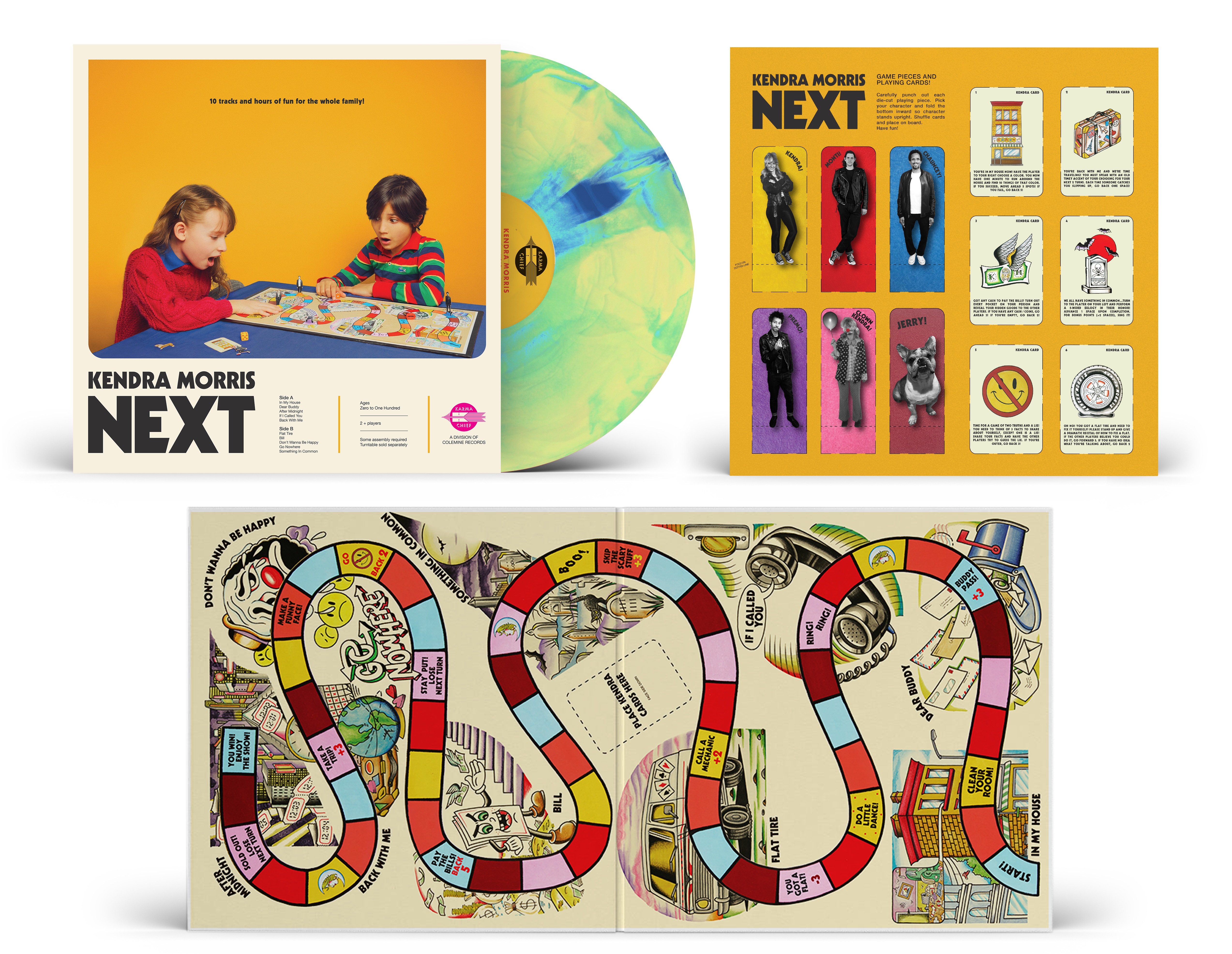 [PRE-ORDER] Kendra Morris - Next [Blue & Yellow Galaxy Swirl Vinyl] [Release Date: 09/19/2025]