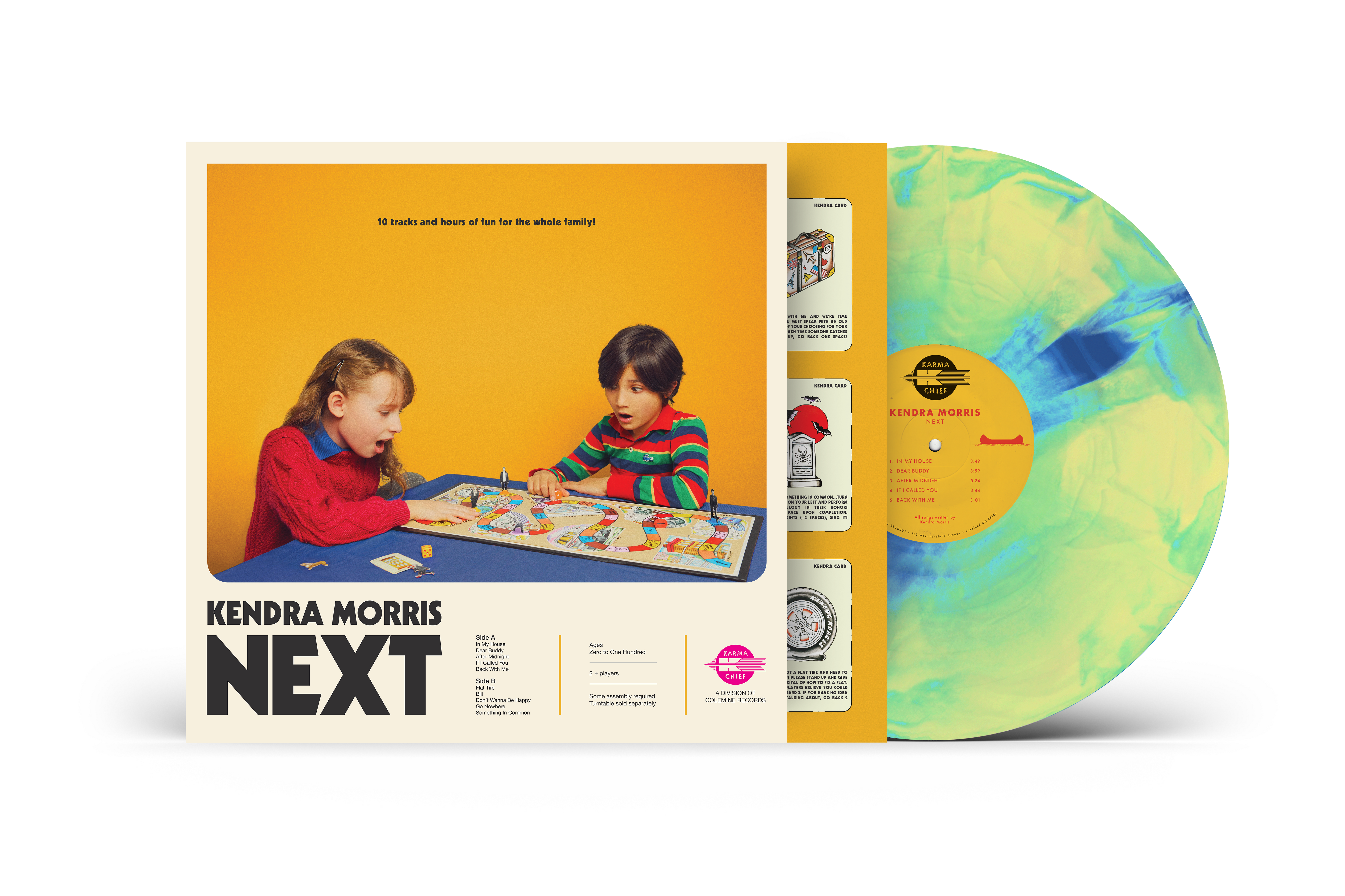 [PRE-ORDER] Kendra Morris - Next [Blue & Yellow Galaxy Swirl Vinyl] [Release Date: 09/19/2025]