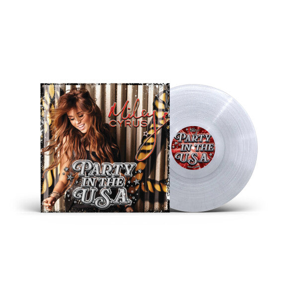 [PRE-ORDER] Miley Cyrus - Party in the U.S.A. [Clear Glitter Vinyl] [7"] [Release Date: 06/26/2026]