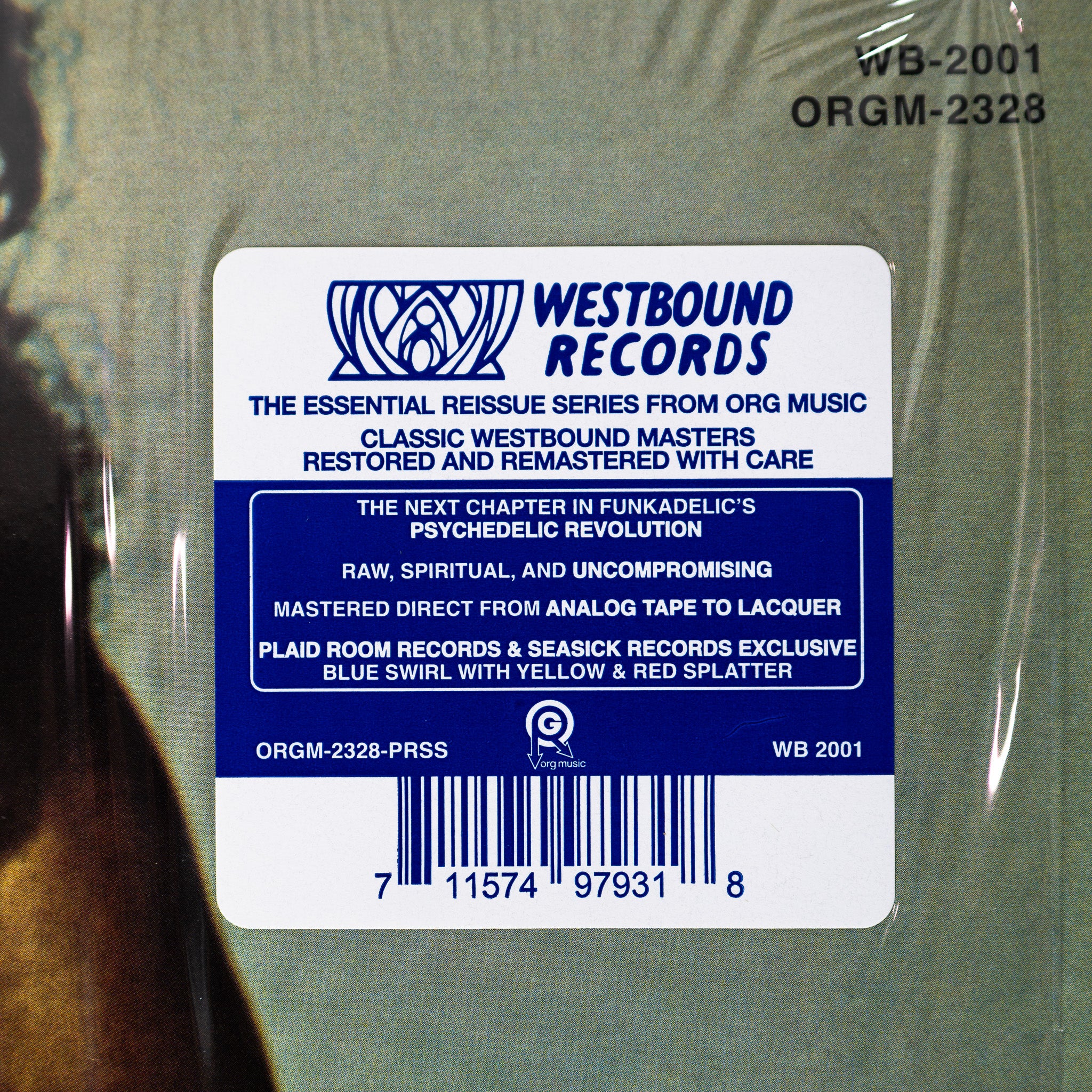 [PRE-ORDER] Funkadelic - Free Your Mind And Your Ass Will Follow [Plaid Room & Seasick Exclusive] [Boo Berry Splatter] [Release Date: 05/01/2026]