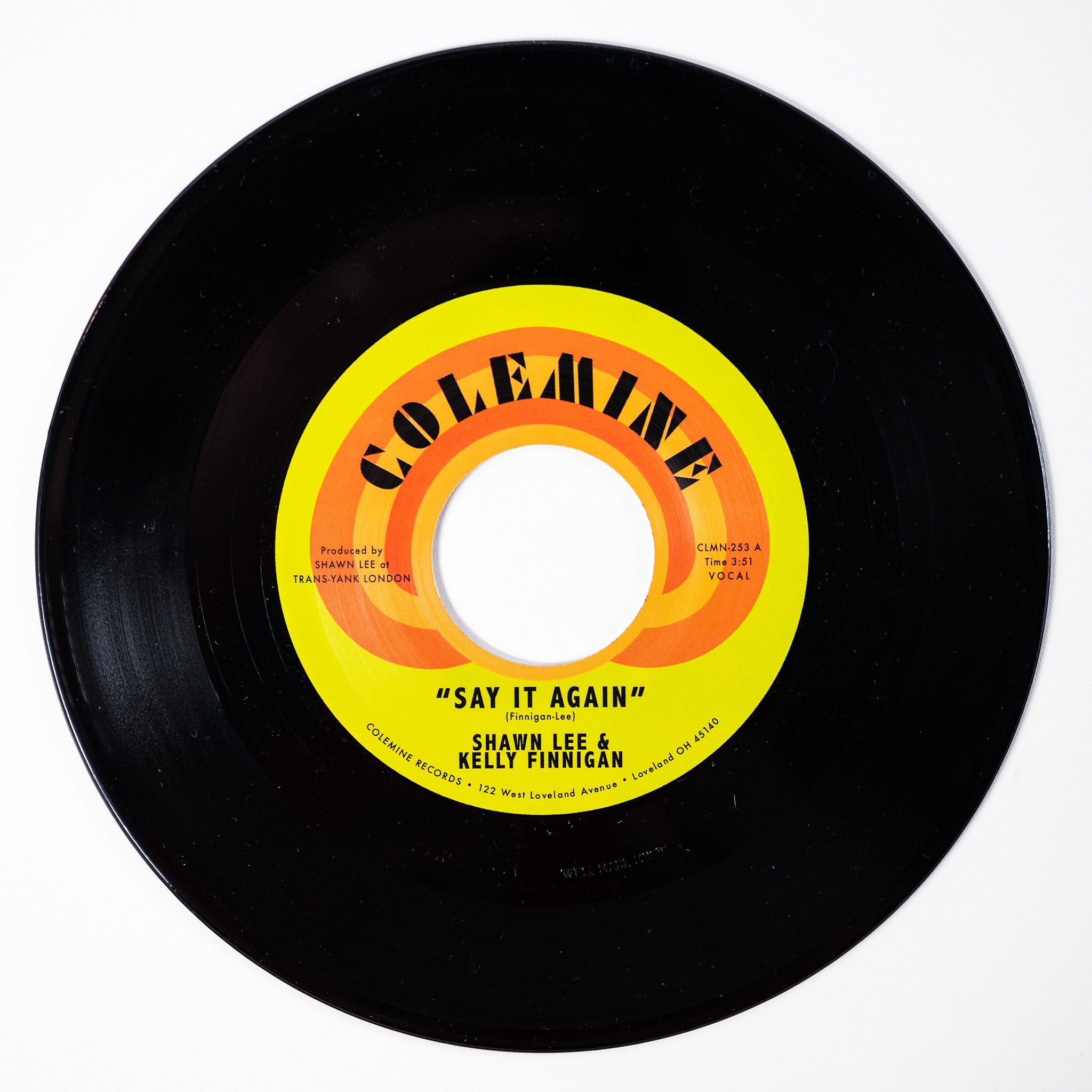 Shawn Lee & Kelly Finnigan - Say It Again / Harpsichord Rock [7"]