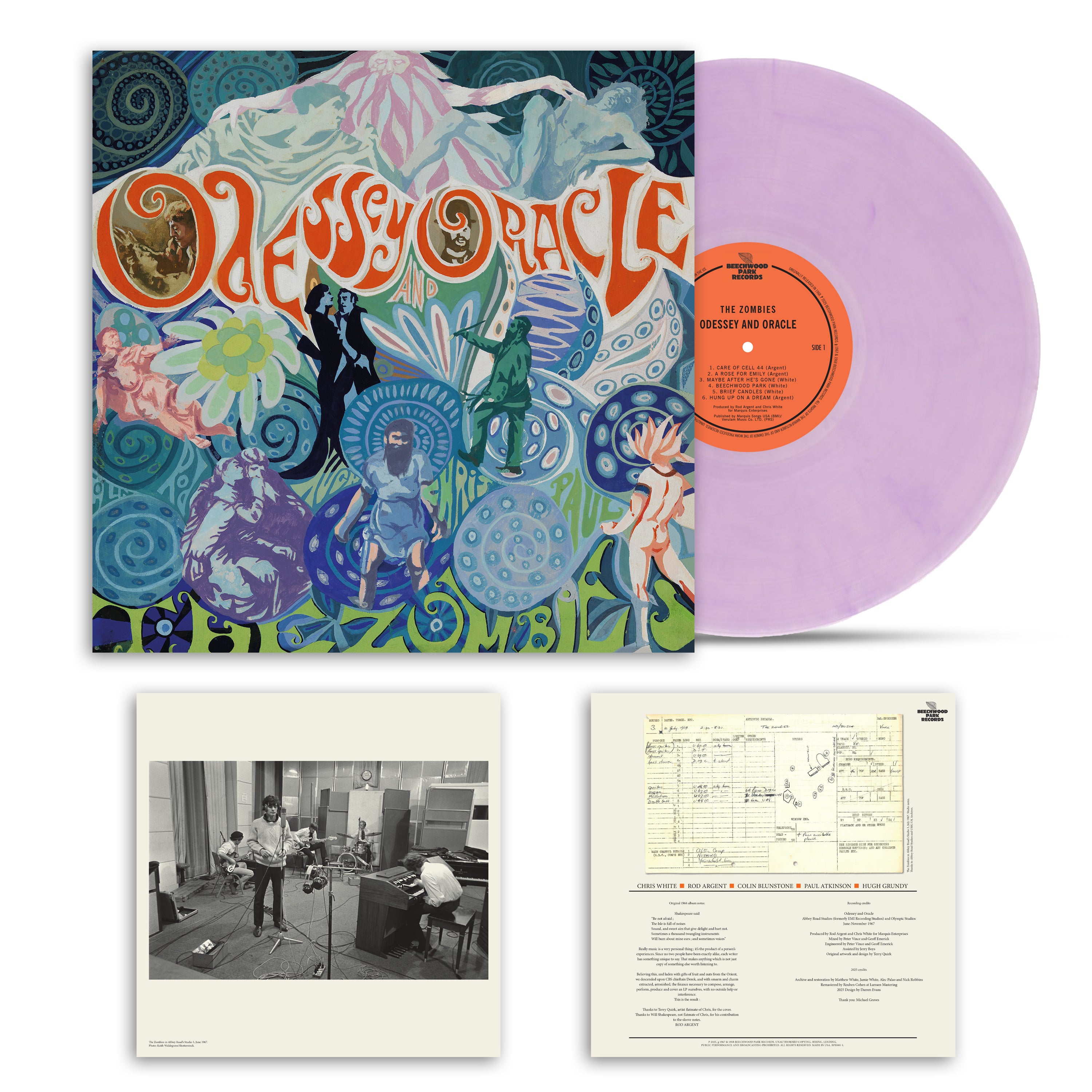 [PRE-ORDER] The Zombies - Odessey And Oracle [Indie-Exclusive Orchid Vinyl] [Mono] [Release Date: 09/26/2025]