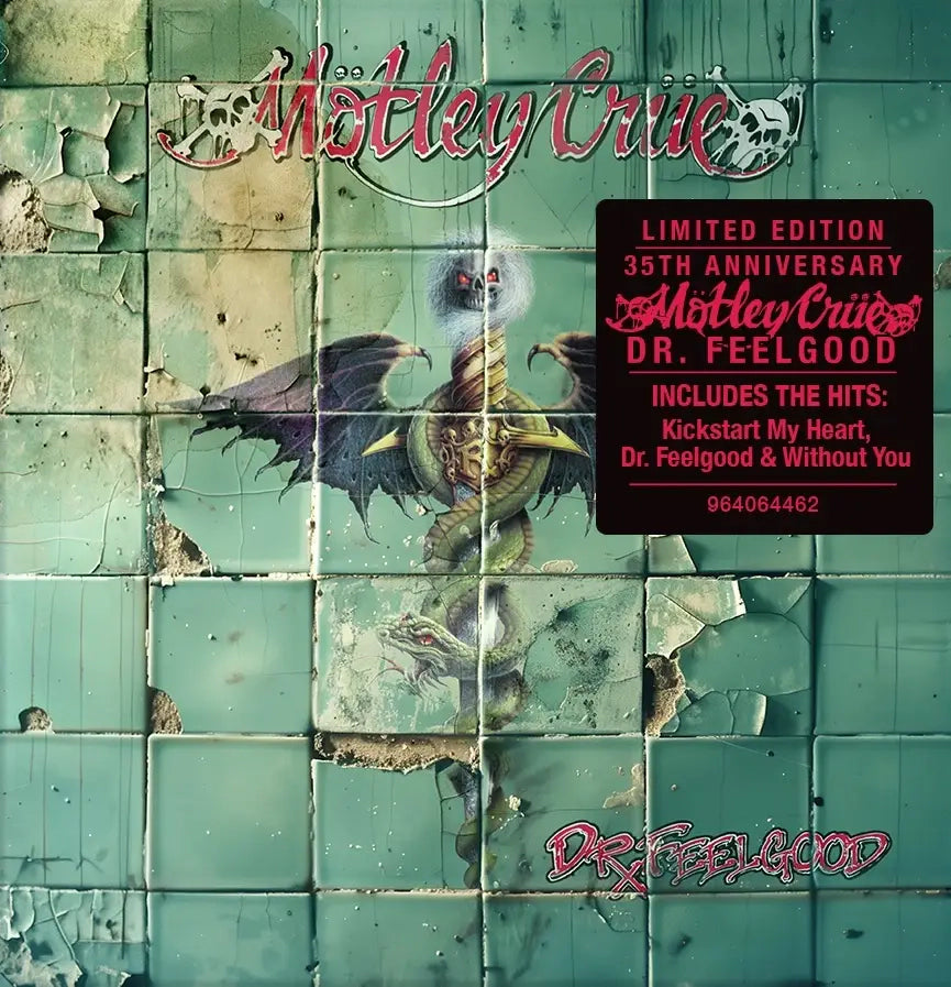 Motley Crue - Dr. Feelgood [Indie-Exclusive Clear Red Vinyl]