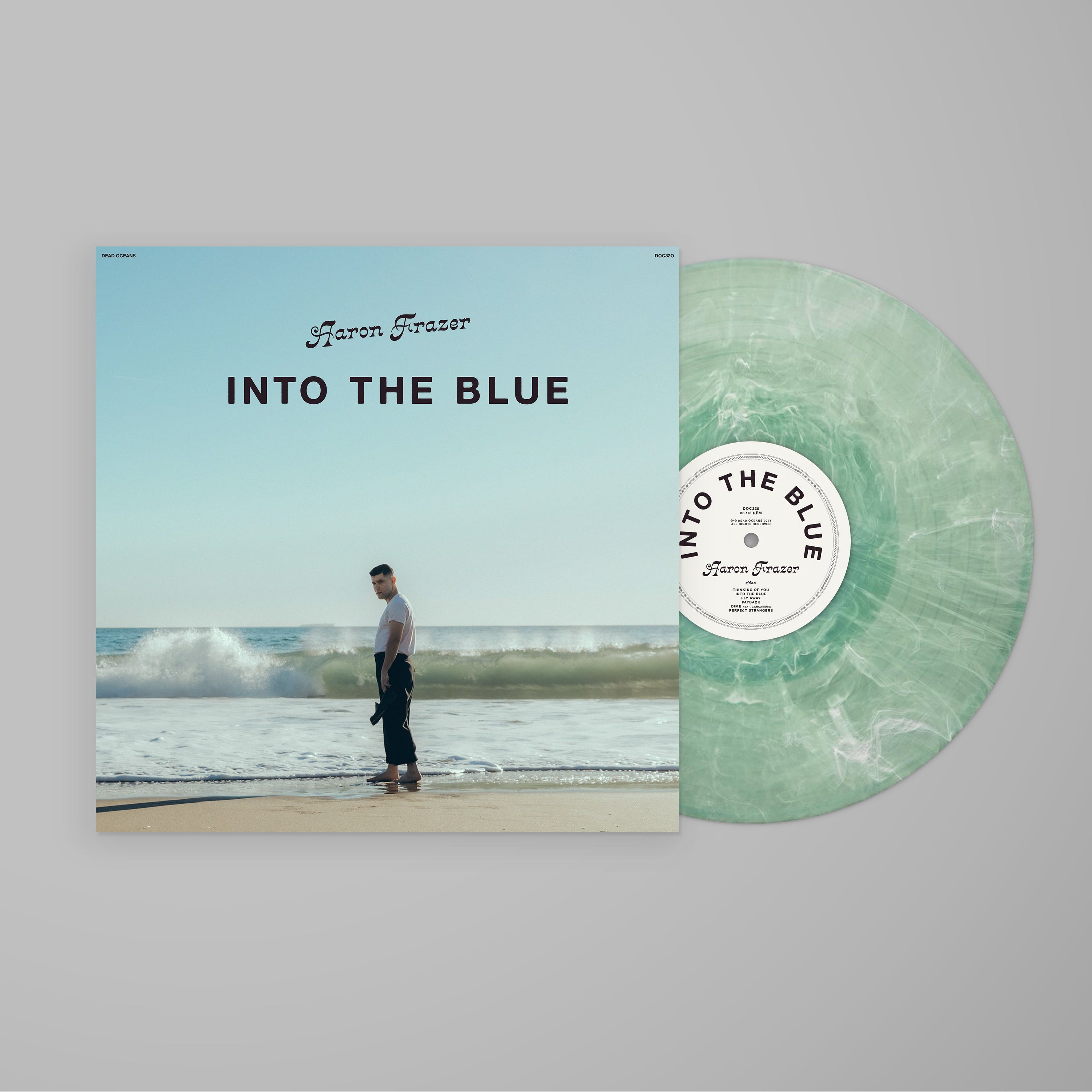 [PRE-ORDER] Aaron Frazer - Into The Blue [Frosted Coke Bottle Clear Vinyl] [Release Date: 06/28/2024]