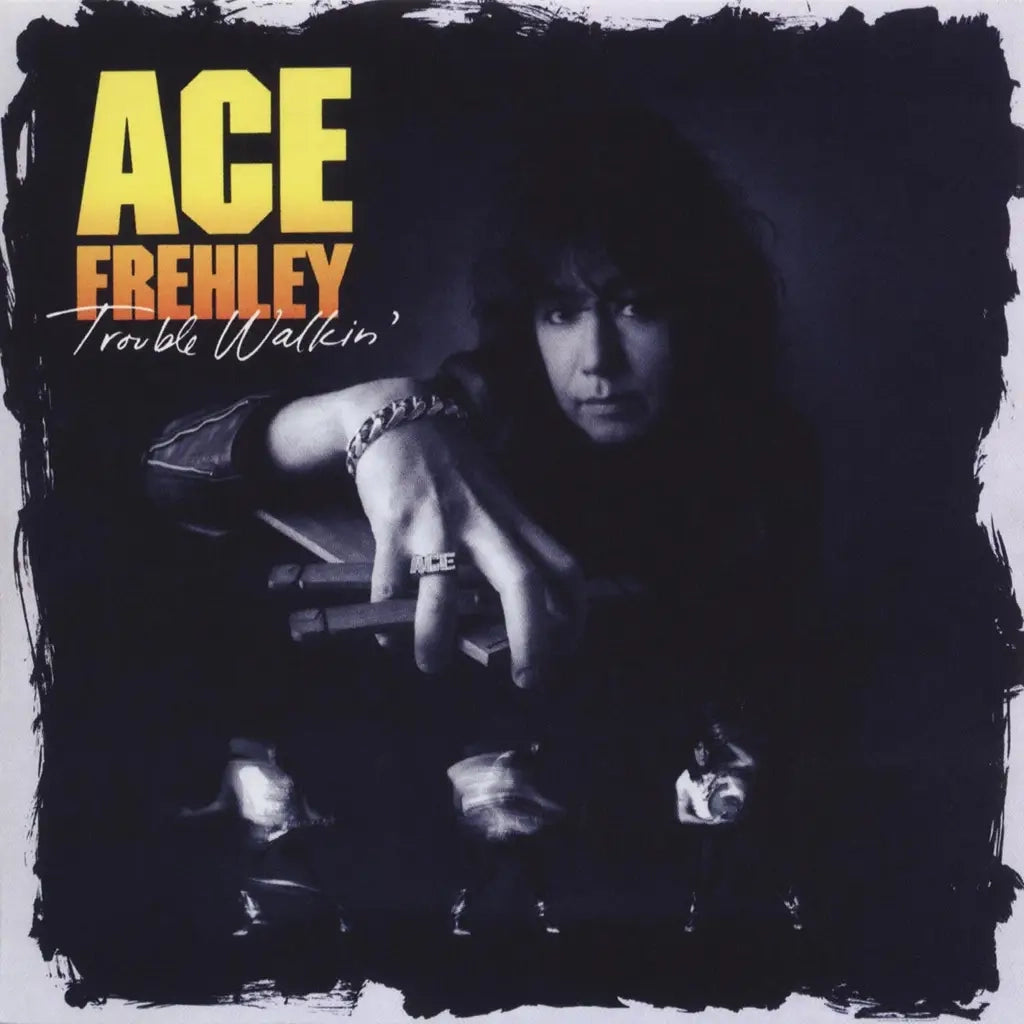 Ace Frehley - Trouble Walkin' [Solar Flare Red, Yellow, & Orange Hand Poured Effect Vinyl]