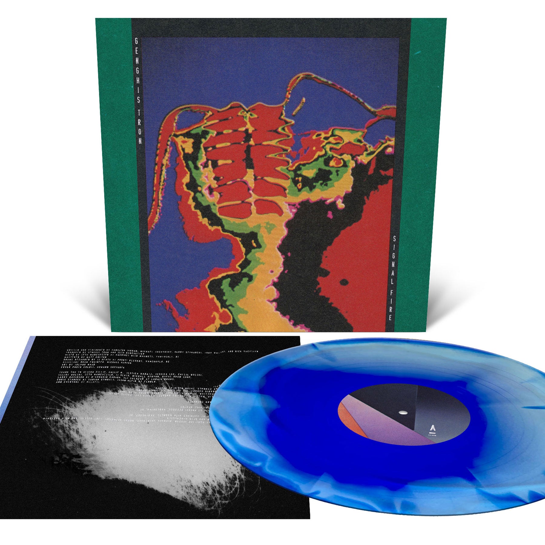 [PRE-ORDER] Genghis Tron - Signal Fire [Indie - Exclusive Blue & White Vinyl] [Release Date: 06/12/2026]