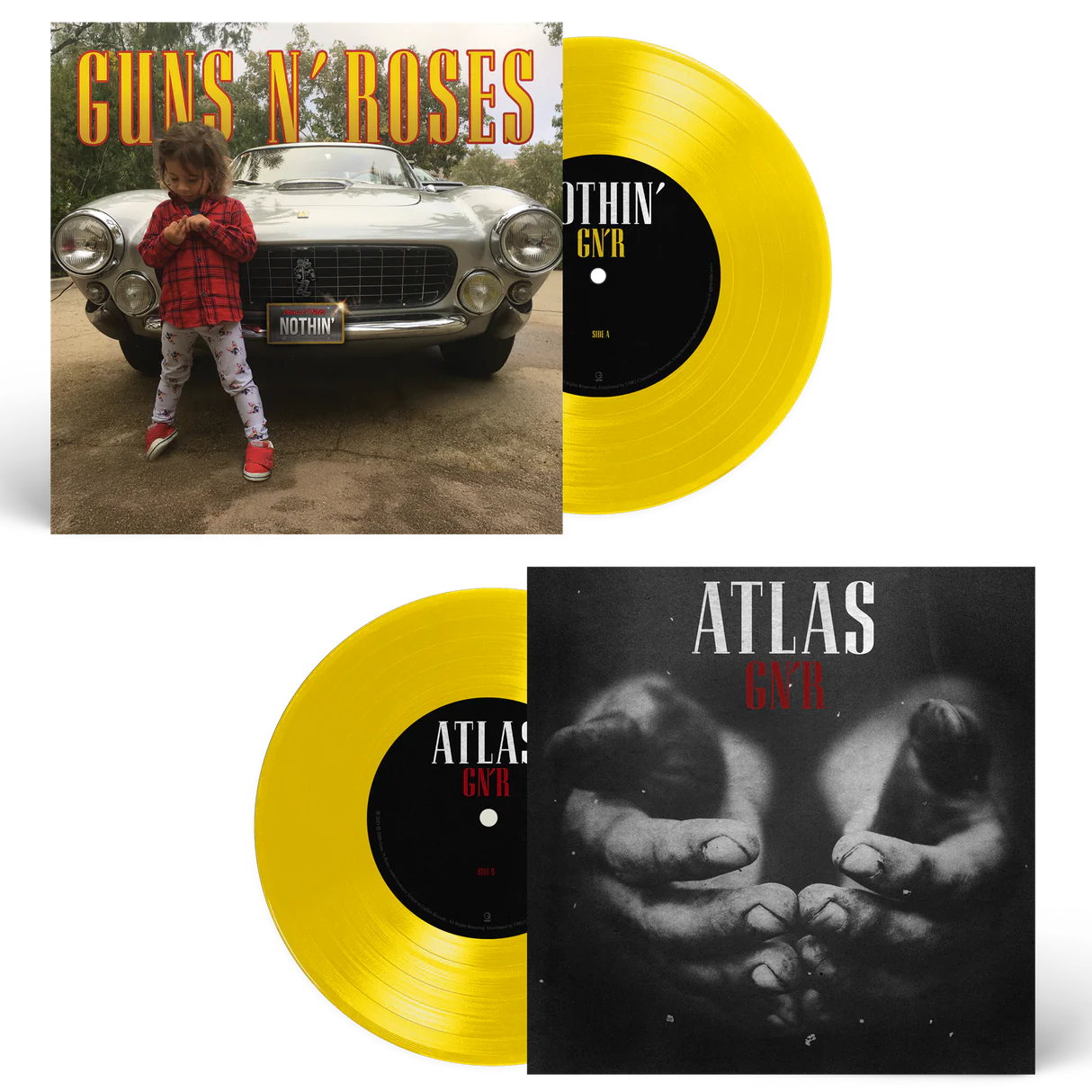 [PRE-ORDER] Guns N' Roses - Nothin' / Atlas [7"] [Yellow Vinyl] [Release Date: 03/06/2026]