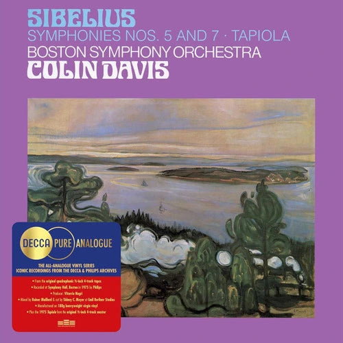 [PRE-ORDER] Sir Colin Davis & Boston Symphony - Sibelius: Symphonies Nos. 5 & 7 [Decca Pure Analogue Series] [Release Date: 01/16/2026]