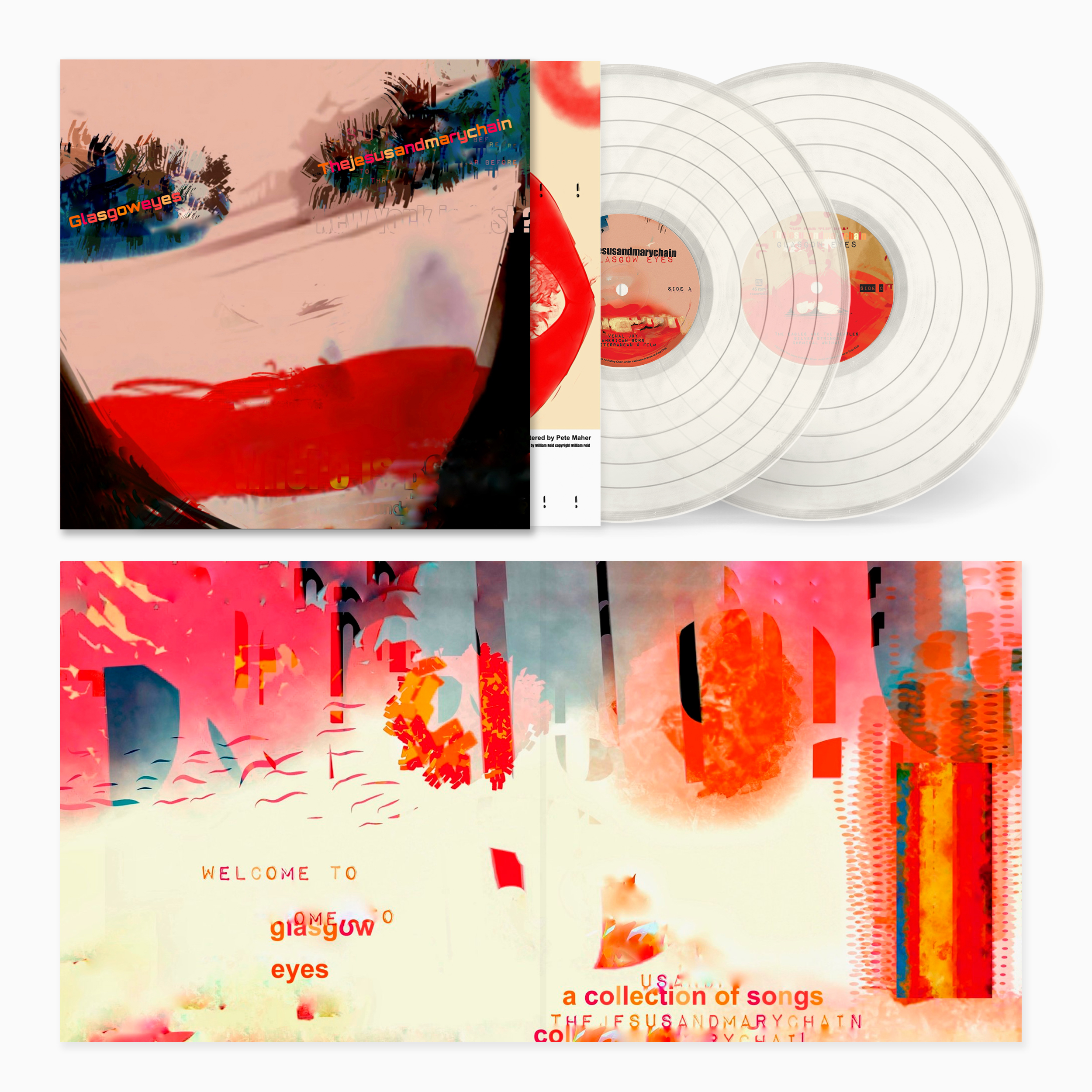 Jesus & Mary Chain - Glasgow Eyes (Deluxe Edition) [Frosted Clear Vinyl]